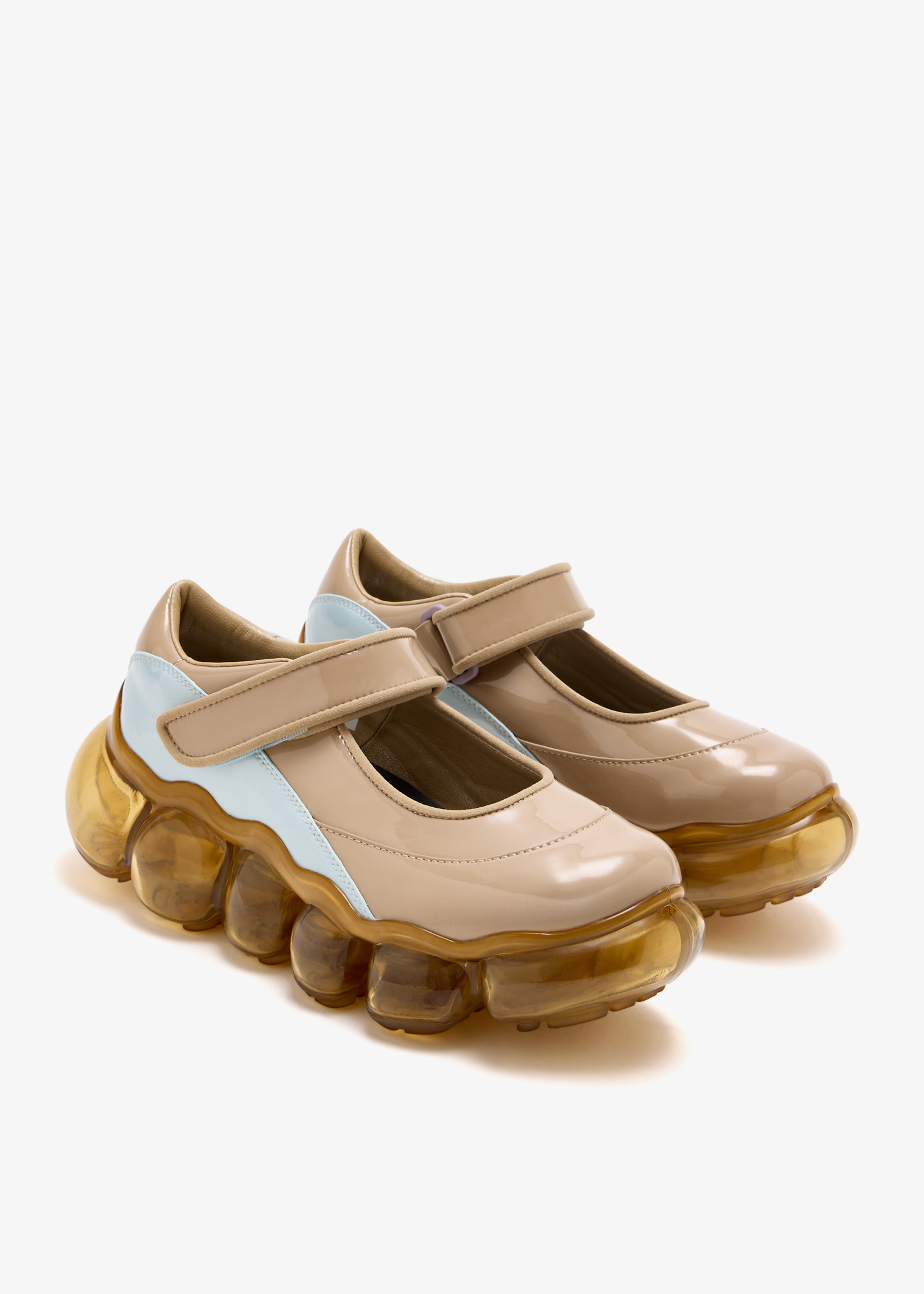Grounds Jewelry Cocoon Mary Jane sneakers for Women - Beige in KSA