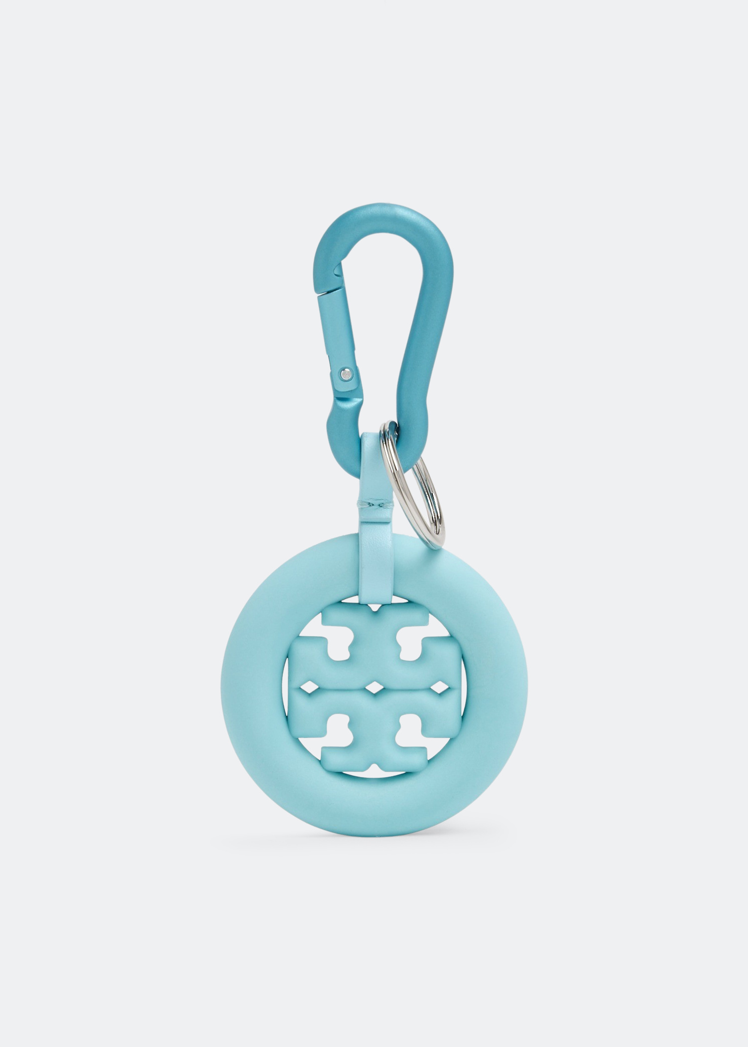 Tory Burch Puffed Up logo key ring for Women - Blue in USA Tory Burch Puffed Up logo key ring for Women - Blue in USA