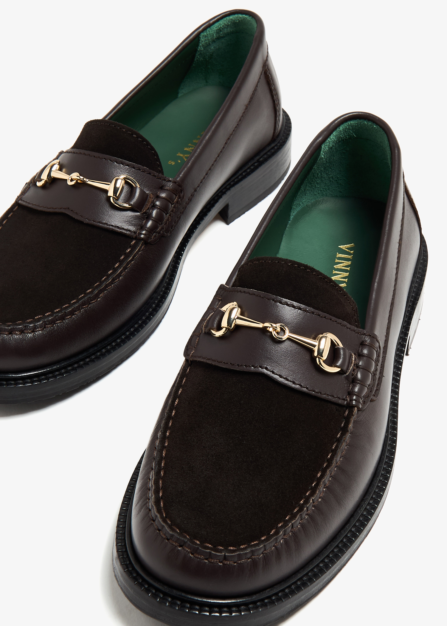 VINNY's Yardee Horsebit Mocassin loafers for Men - Brown in USA