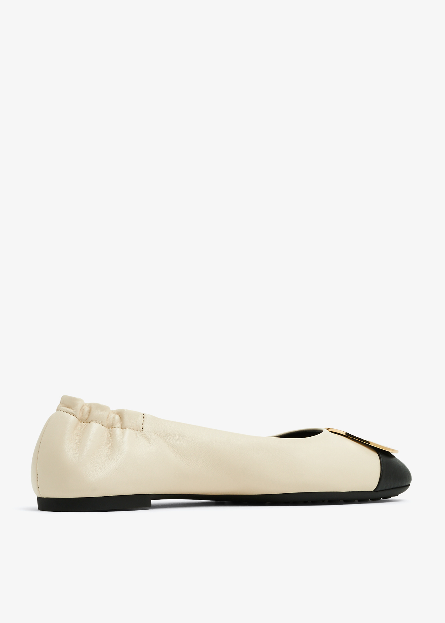 Tory Burch Claire Cap-toe ballet flats for Women - Beige in