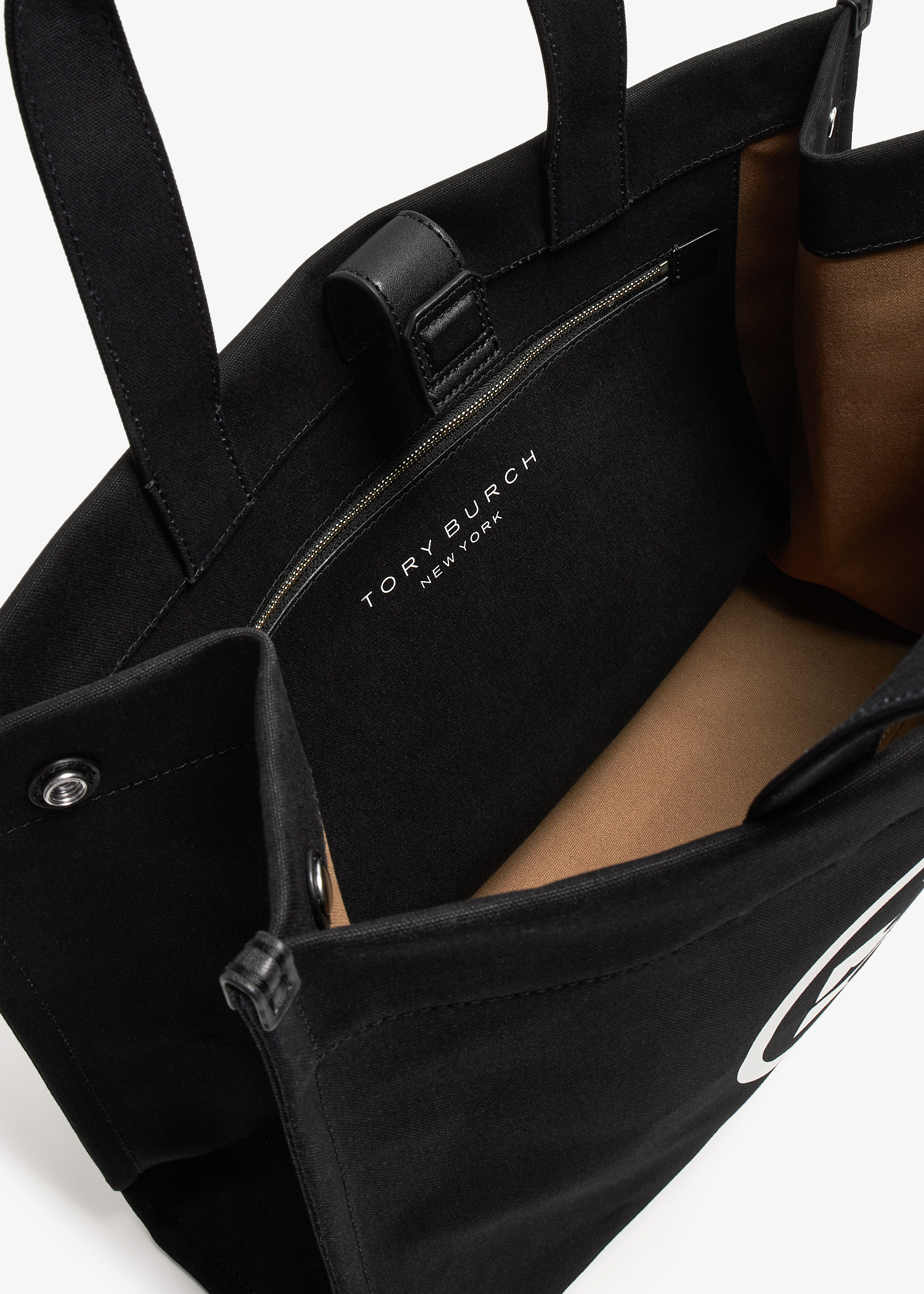 Tory Burch Ella canvas tote bag for Women - Black in UAE | Level Shoes