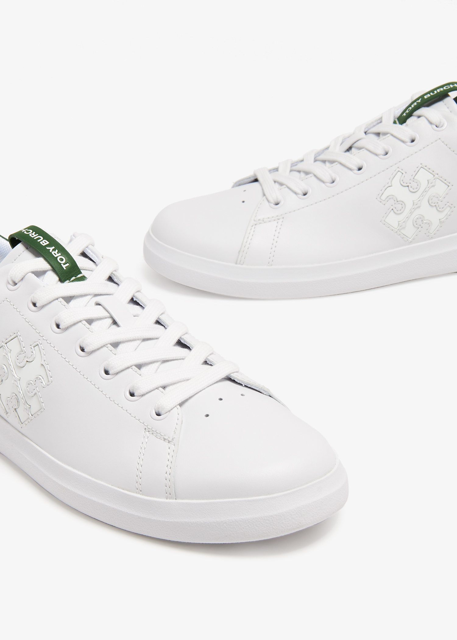 Tory Burch Double T Howell Court sneakers for Women - White Tory Burch Double T Howell Court sneakers for Women - White