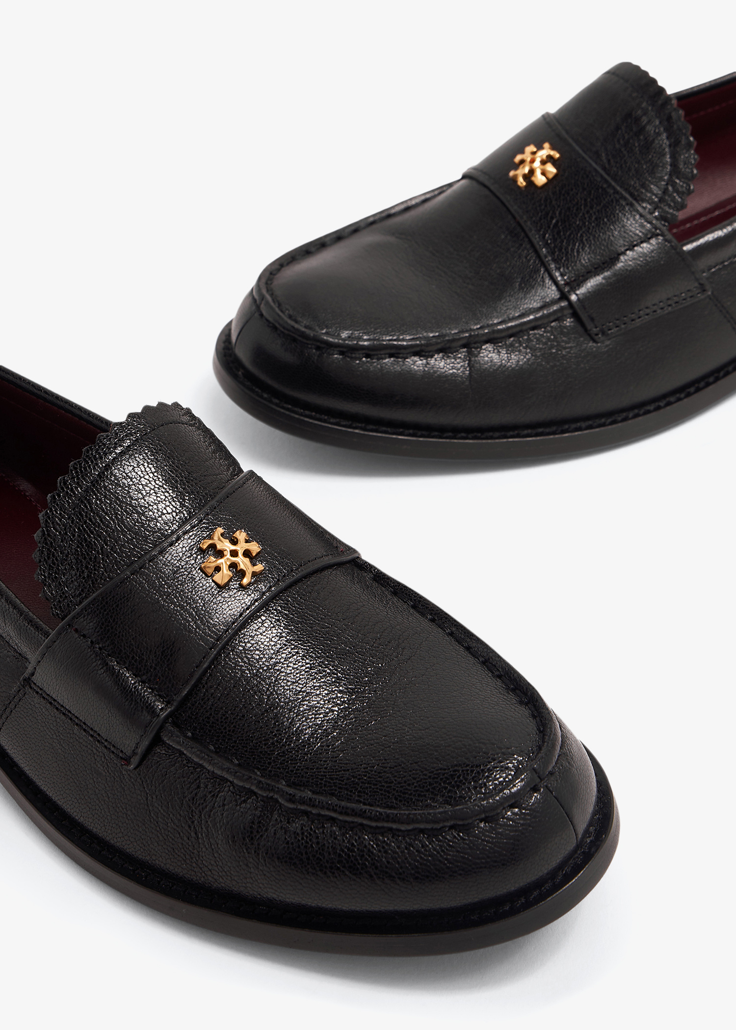 ローファー・オックスフォード TORY BURCH Women Laced up Shoes 150907006 Black tory-burch-perry-double-t-