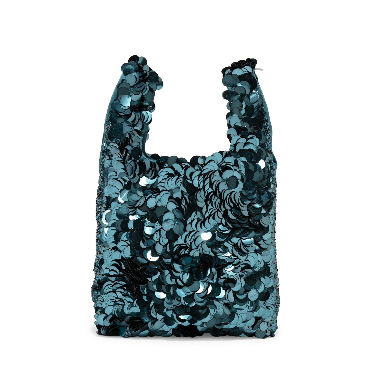 関税なし/ANYA HINDMARCH / Mini Tote After Eight in Dark Teal Anya Brands After Eight® Mini Tote | Anya Hindmarch UK