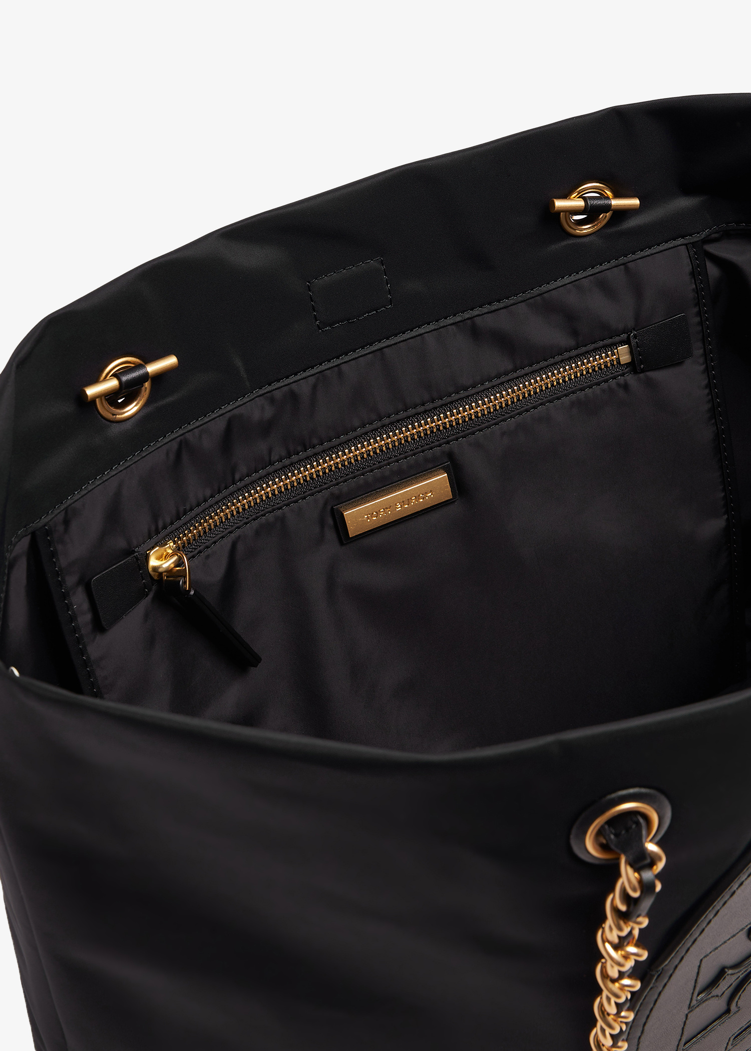 Tory Burch Ella Chain tote bag for Women - Black in USA | Level Shoes