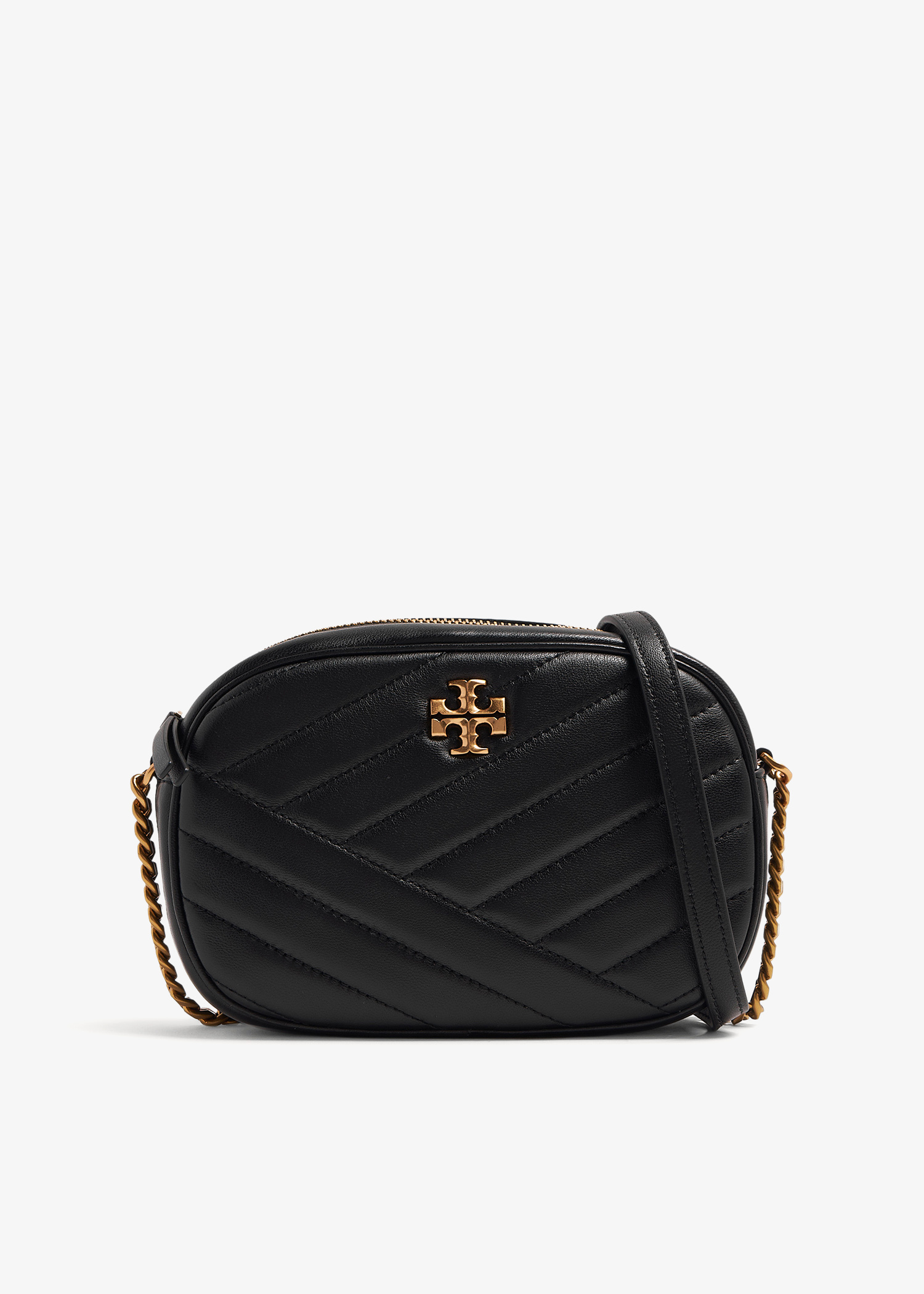 Tory Burch Kira chevron camera bag for Women - Black in USA