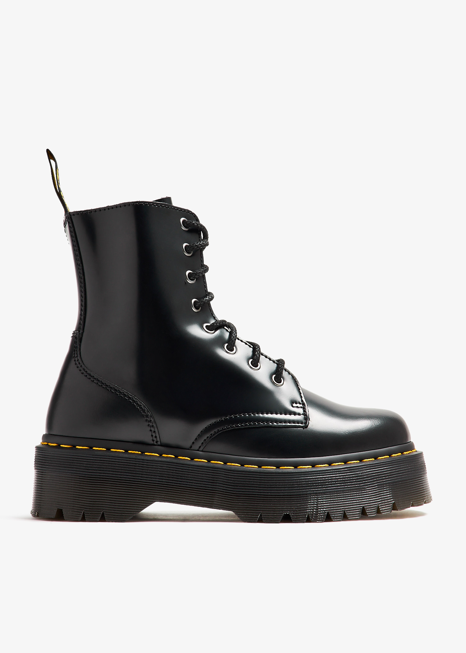 Dr.Martens JADON BLACK 15265001 未使用 Jadon Boot Smooth Leather Platforms in Black | Dr. Martens