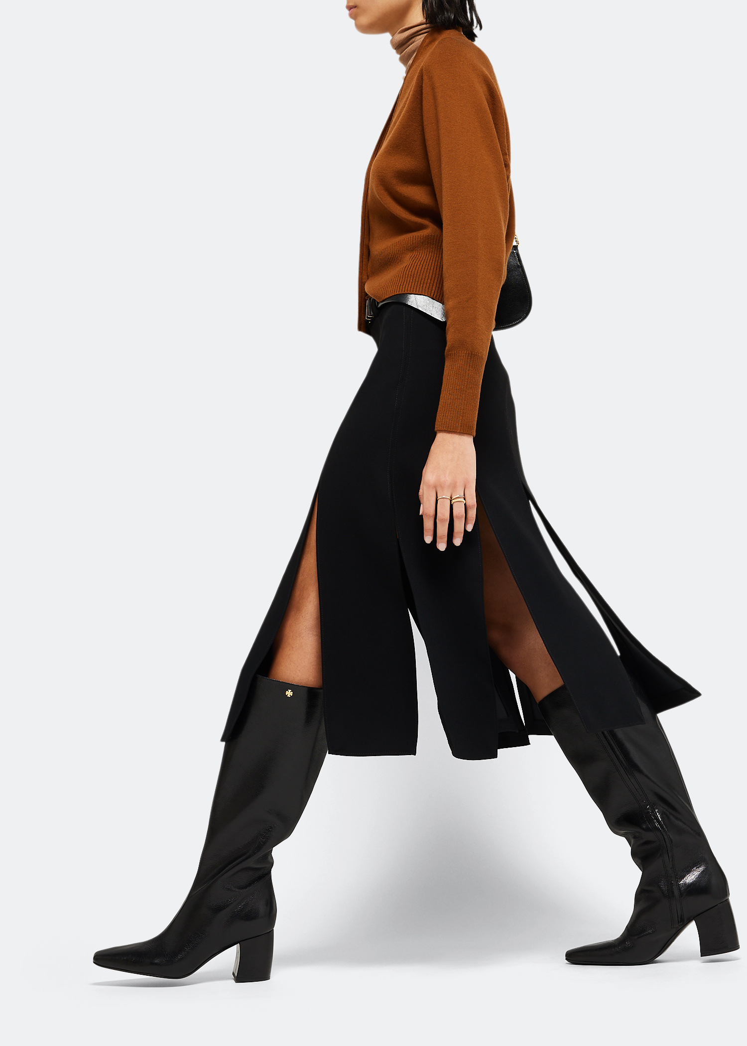 Tory Burch Tall Banana boots for Women - Black in USA