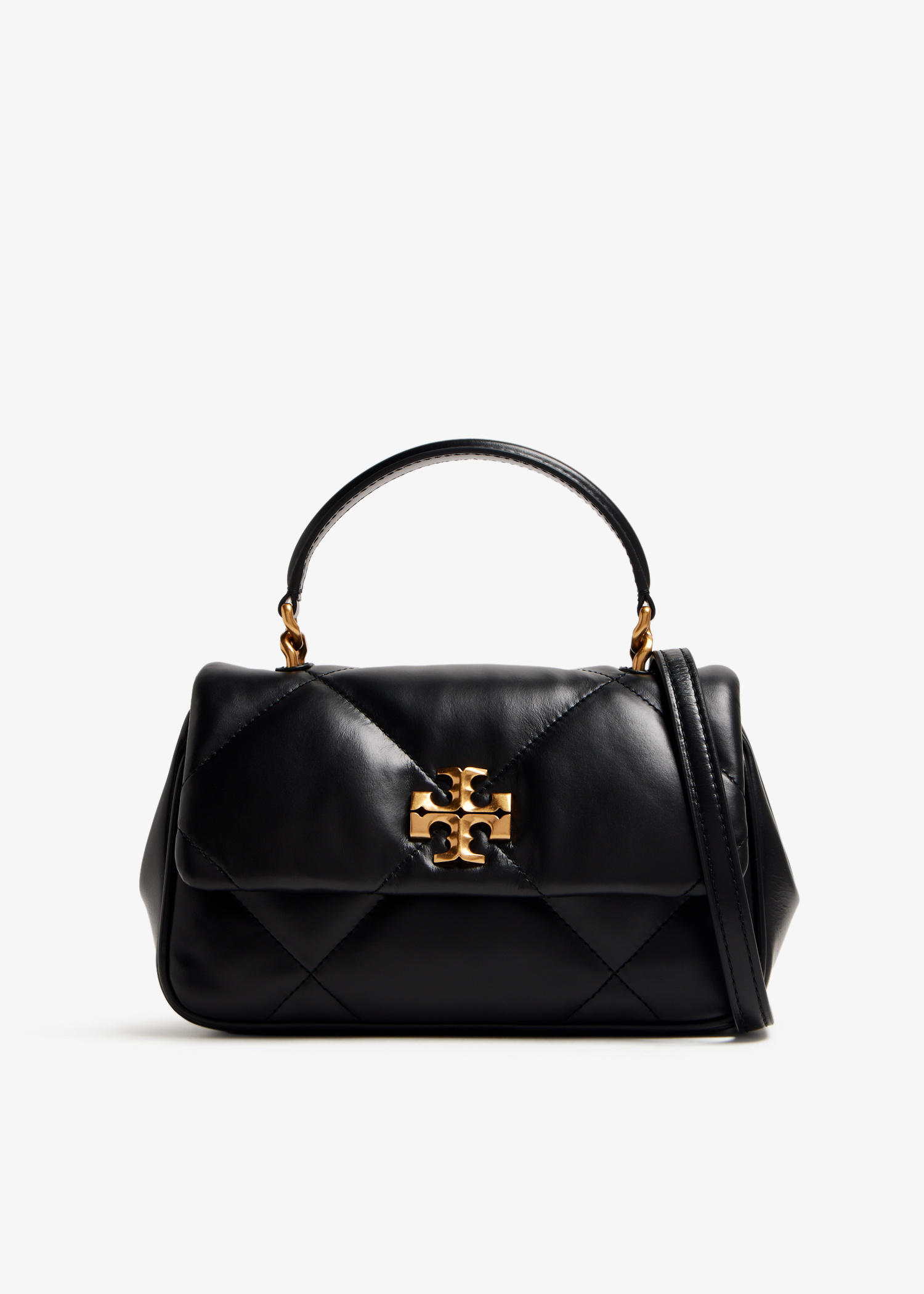 KIRA Tory Burch Kira diamond quilt top-handle bag for Women - Black in