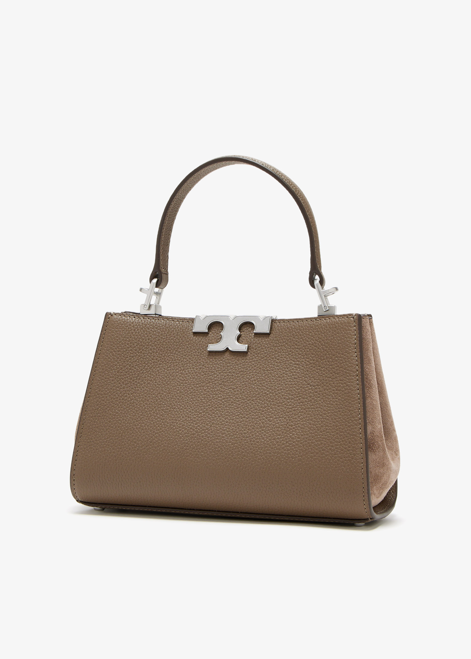 新品 Eleonore Tory Burch Mini Eleanor Pebbled satchel for Women - Brown in