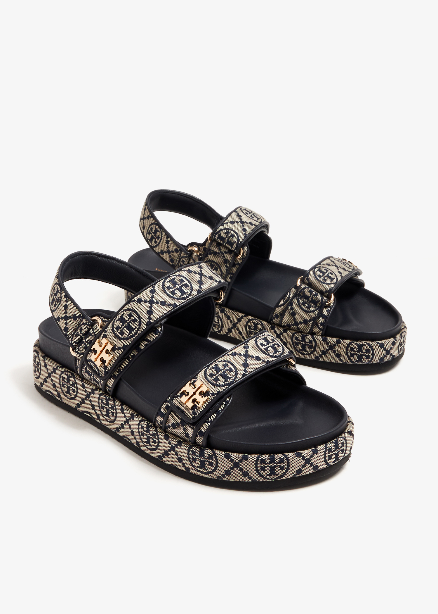 Tory Burch T Monogram Kira sport sandals for Women - Blue in