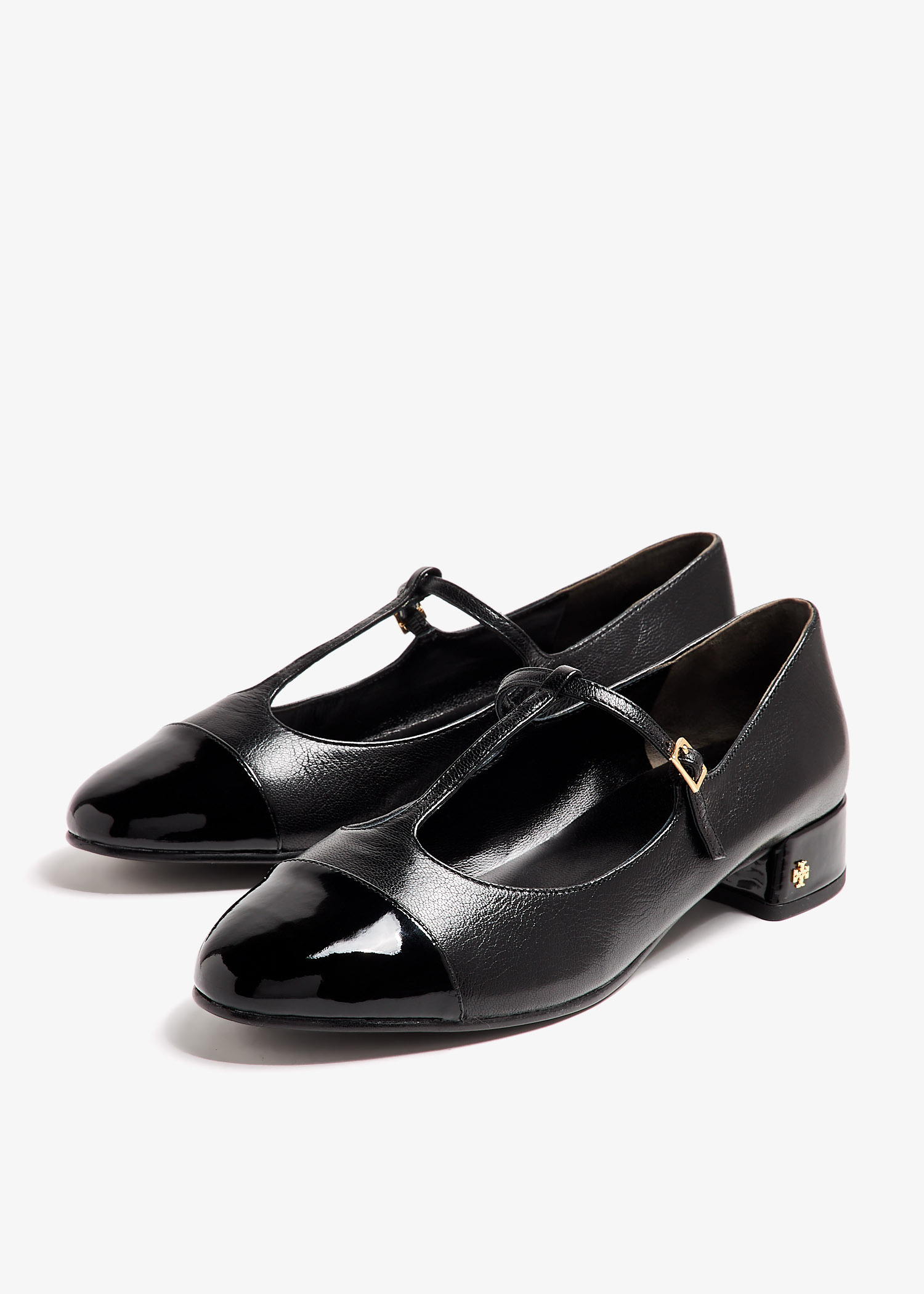 Tory Burch Cap-toe T-strap ballet flats for Women - Black in