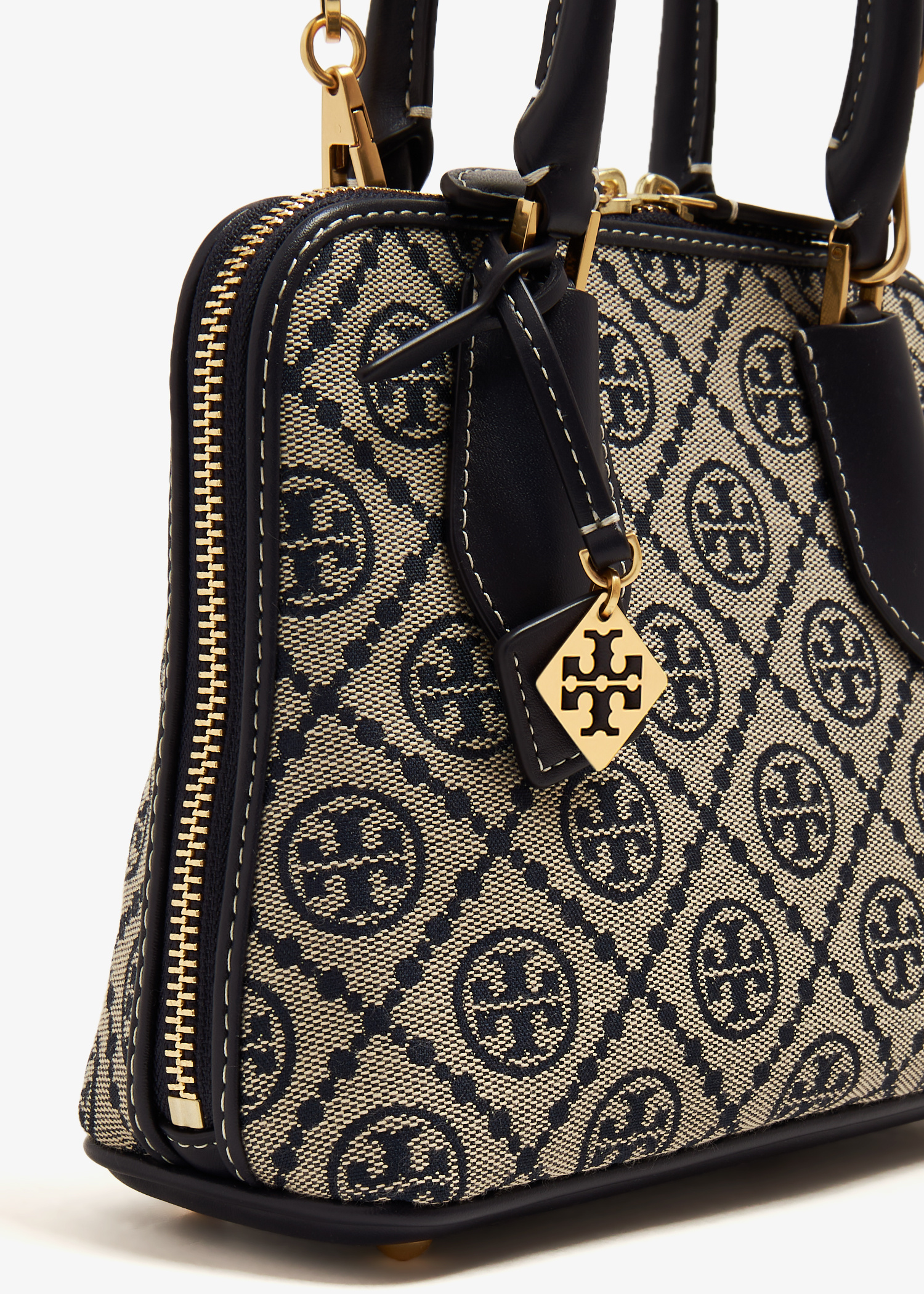 Tory Burch Mini T Monogram Swing satchel for Women - Blue in USA