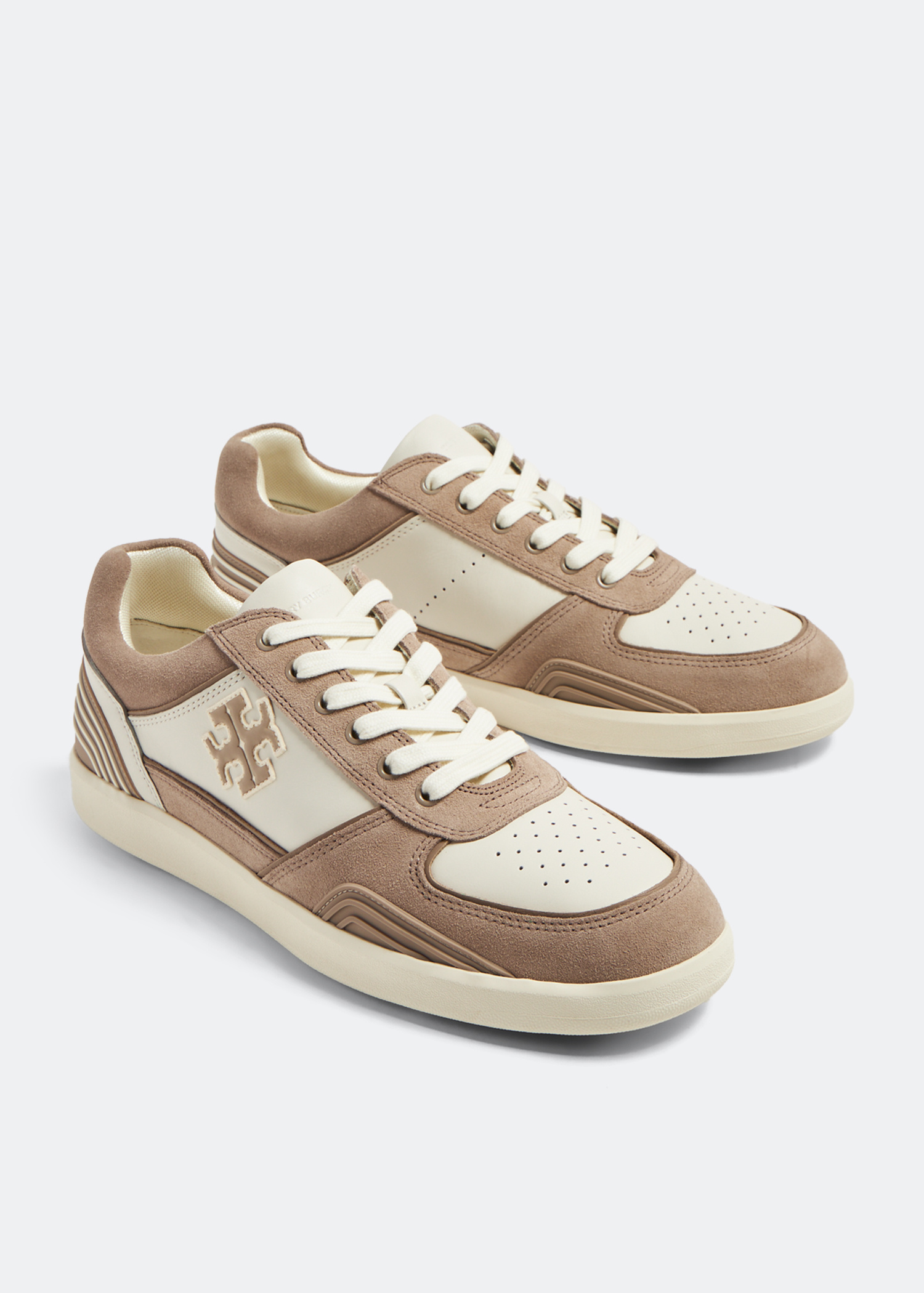 Tory Burch Clover Court sneakers for Women - Beige in USA | Level