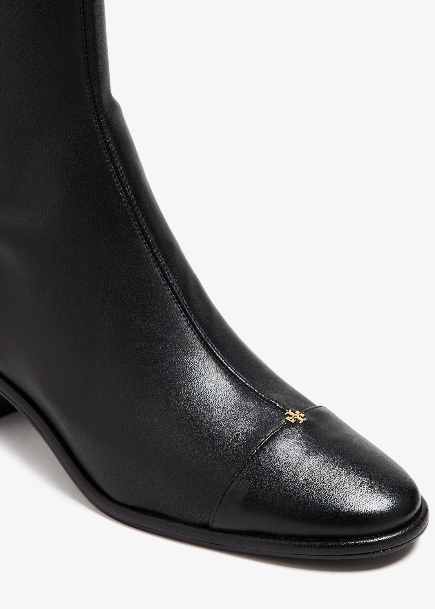 Tory Burch Cap-toe knee-high boots for Women - Black in USA
