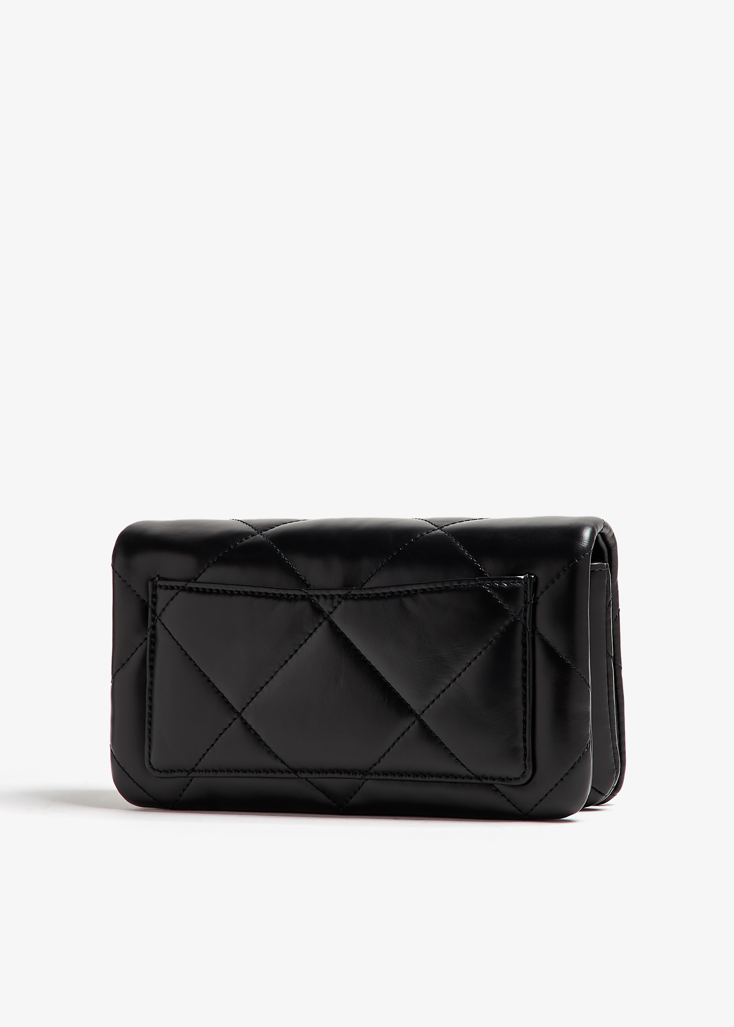 Tory Burch Kira diamond quilt chain wallet for Women - Black