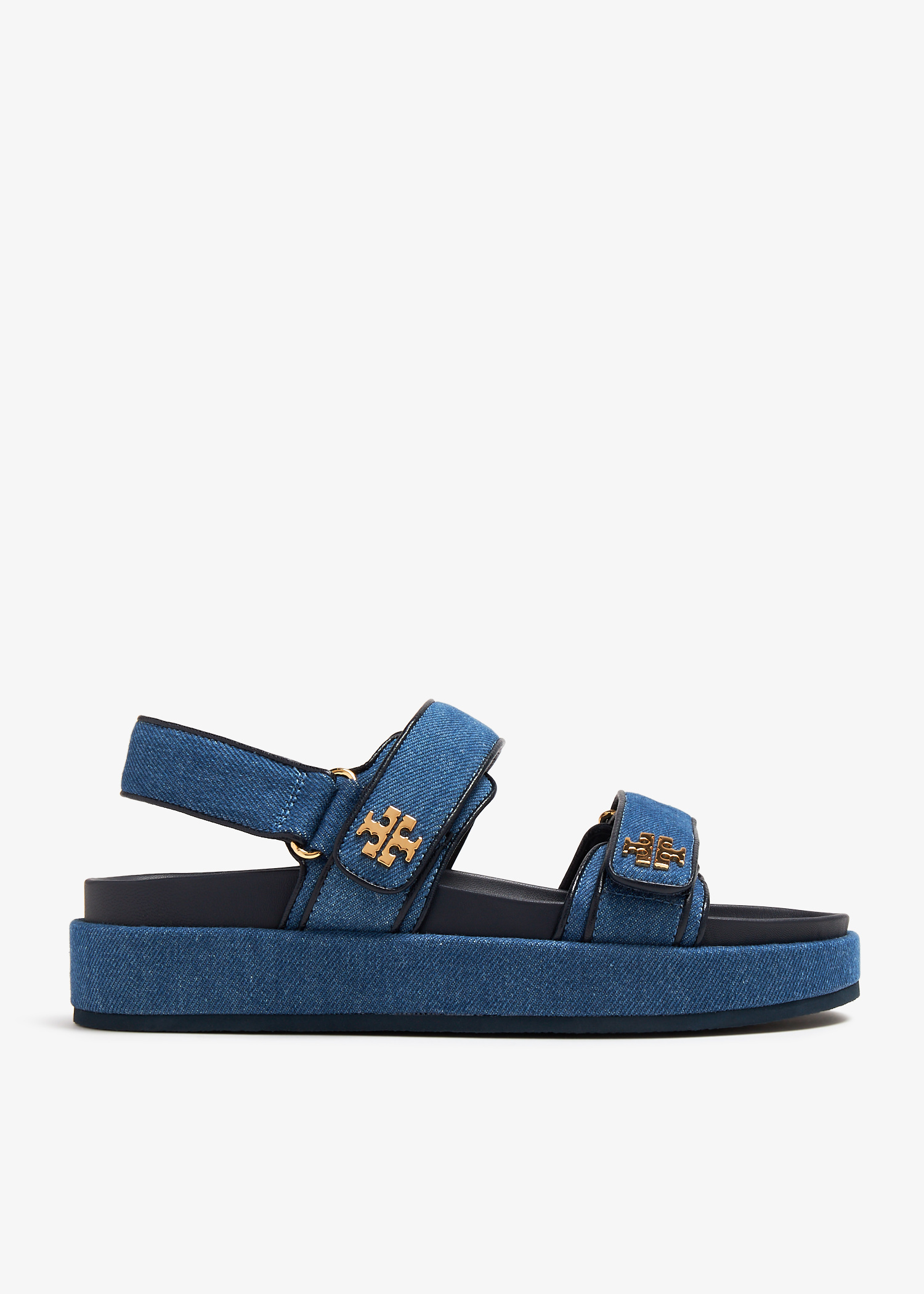 TORY BURCH ネイビー ホワイトドット エスパドリーユ24cm Tory Burch Kira sport sandals for Women - Blue in USA | Level Shoes