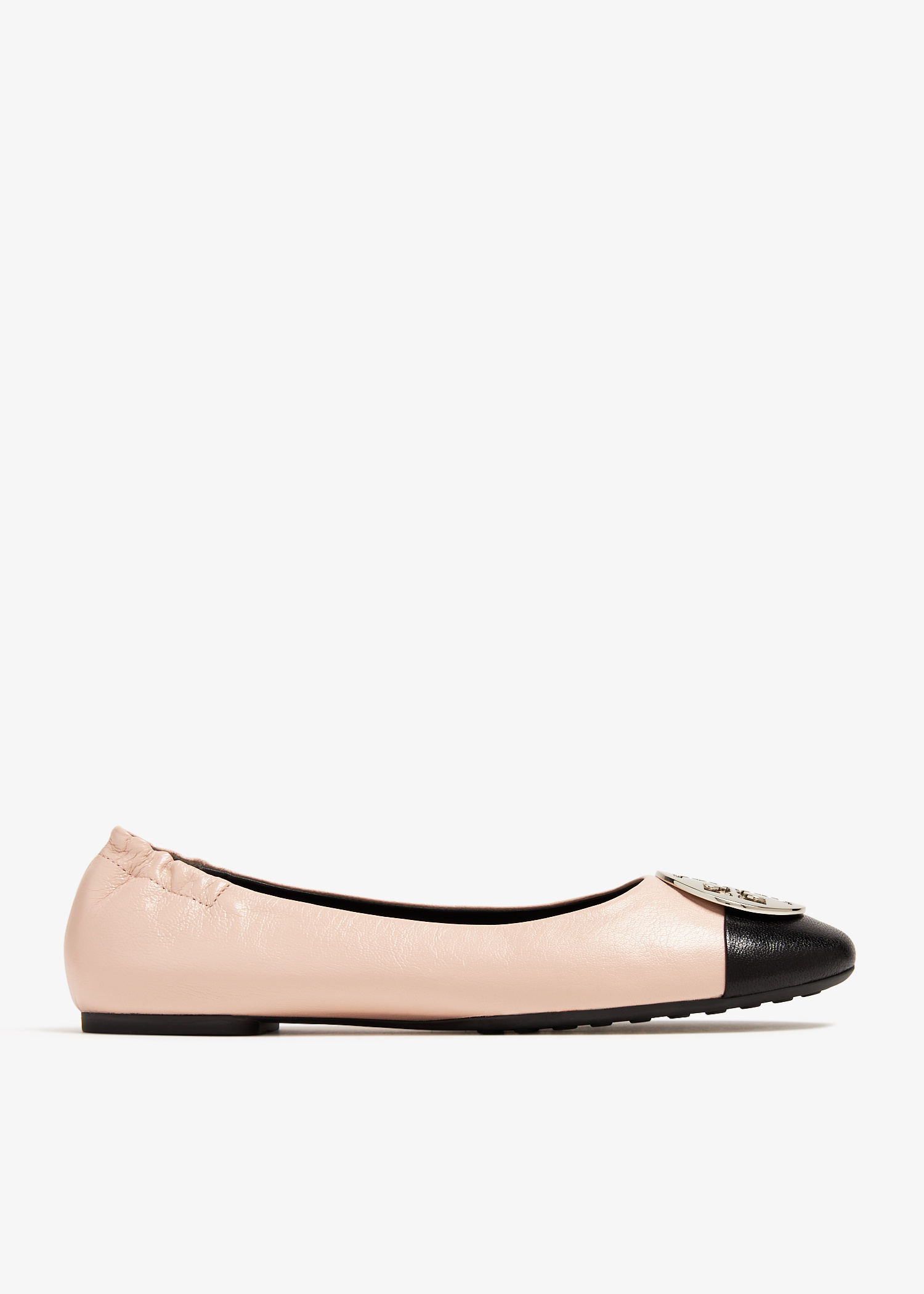 【新品未使用】TORY BURCH Claire Ballet Flat 6 Tory Burch Claire Cap-toe ballet flats for Women - Pink in
