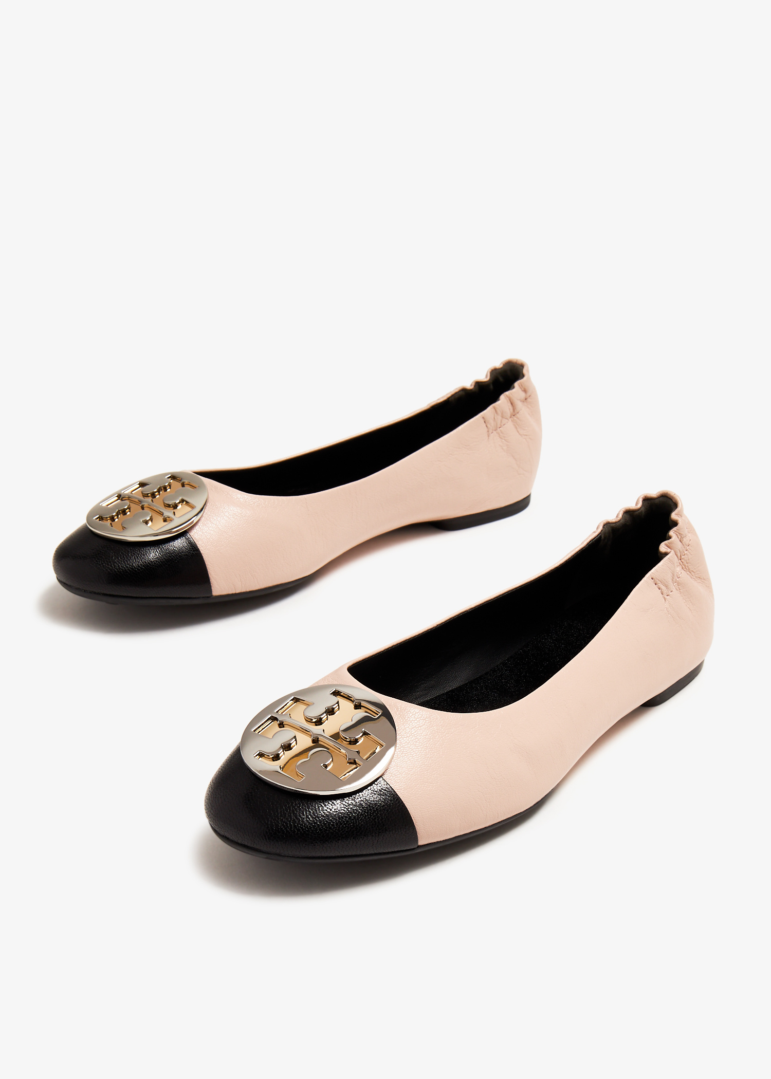 【新品未使用】TORY BURCH Claire Ballet Flat 6 Tory Burch Claire Ballerina Shoes | Black | FARFETCH CA