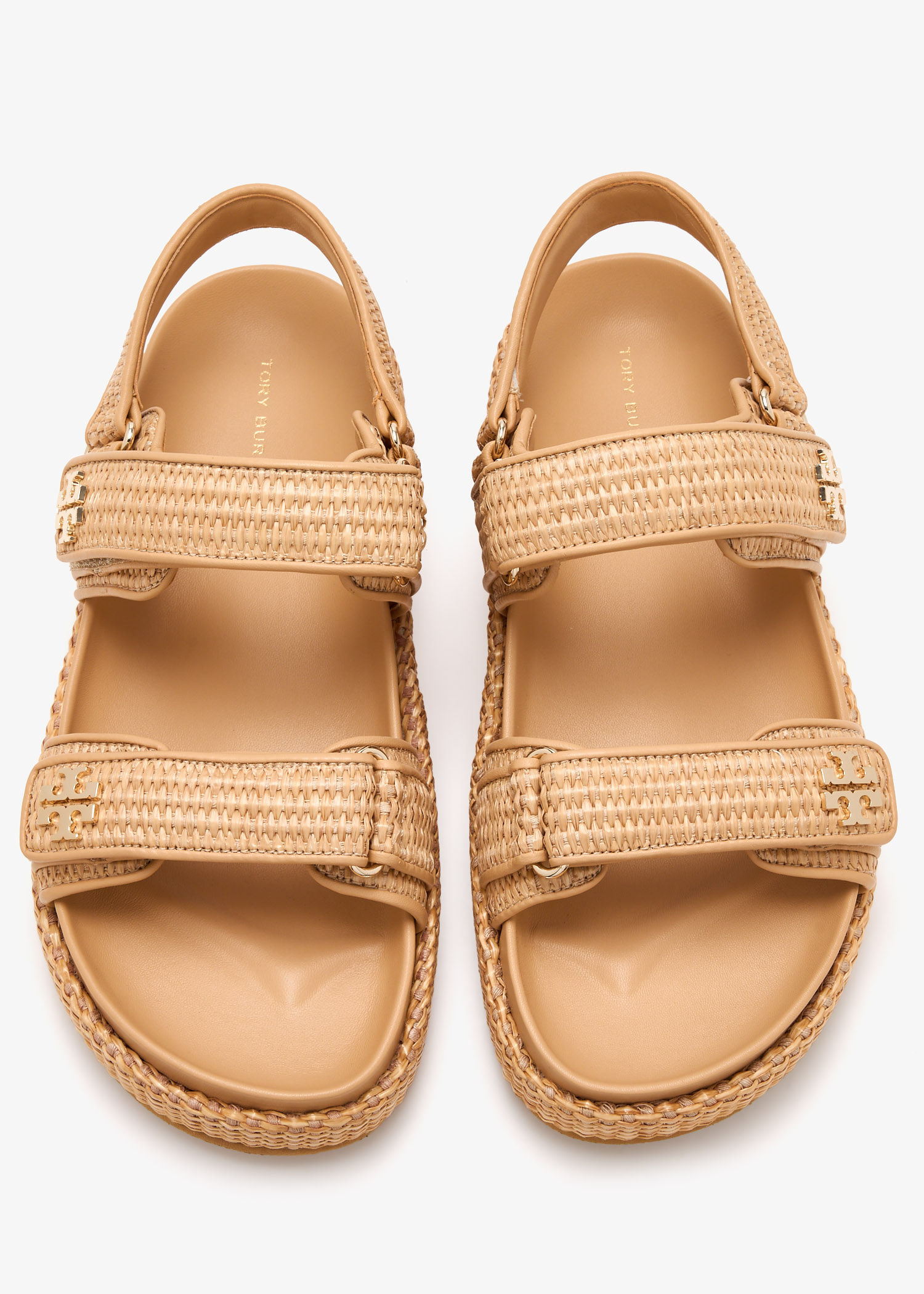 Tory Burch Kira sport sandals for Women - Beige in UAE