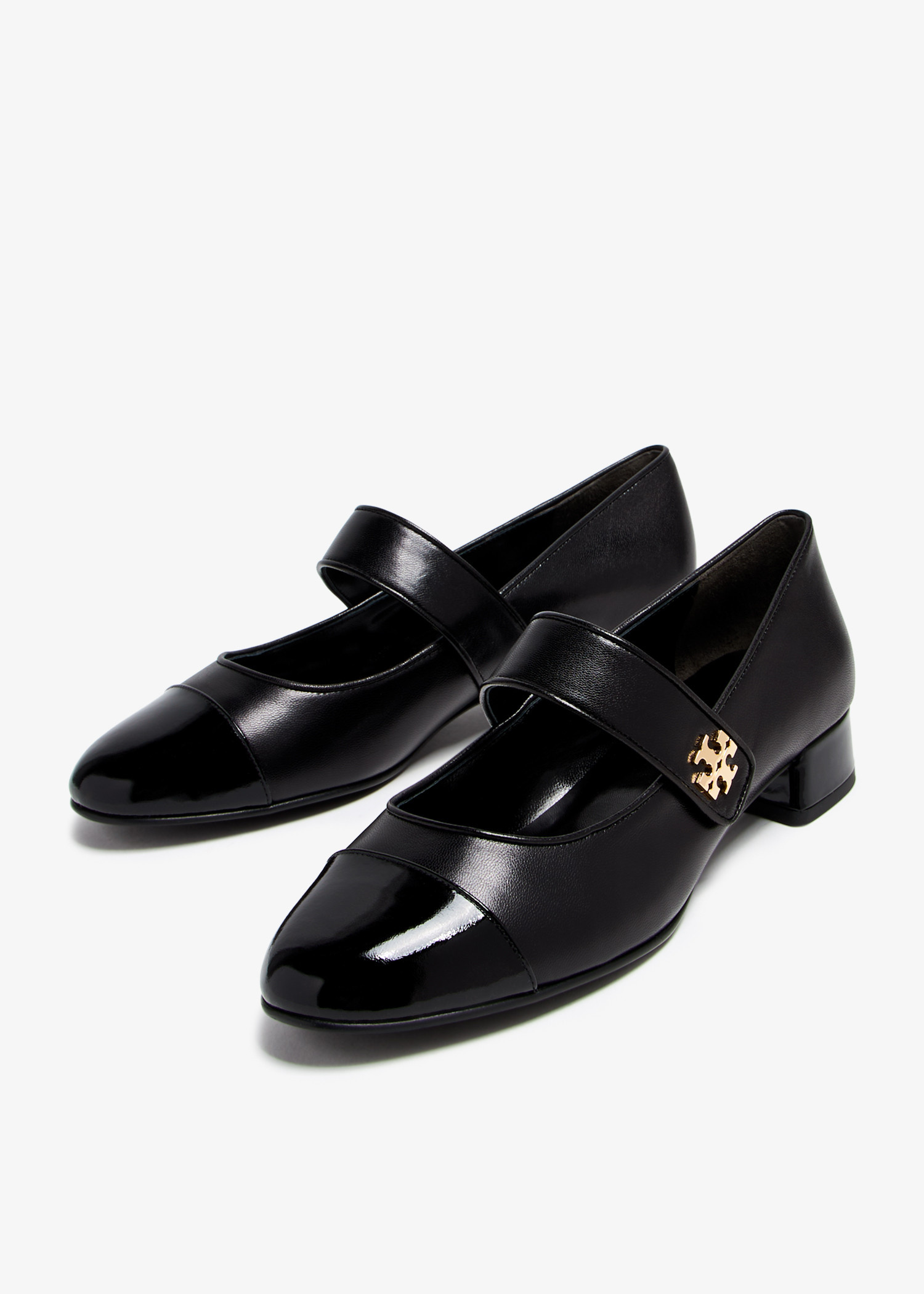 二児さんママ専用Tory Burch ベルベットスモーキングシューズ ブラック tb32148413.jpg