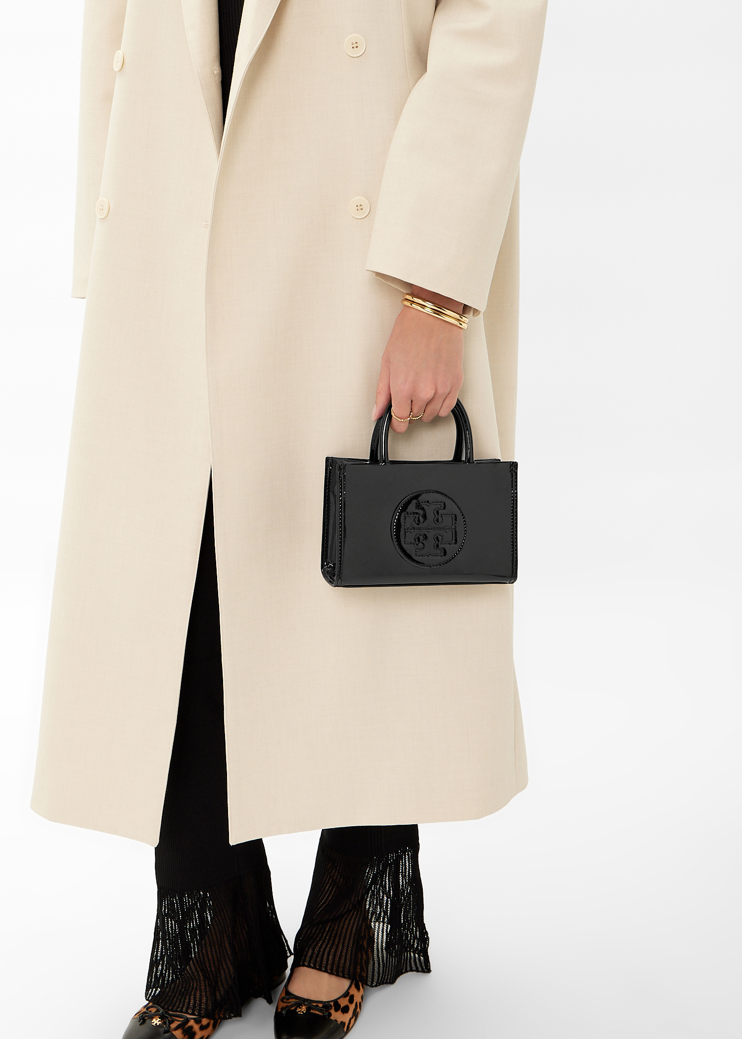 Tory Burch Mini Ella Bio Tote bag for Women - Black in UAE
