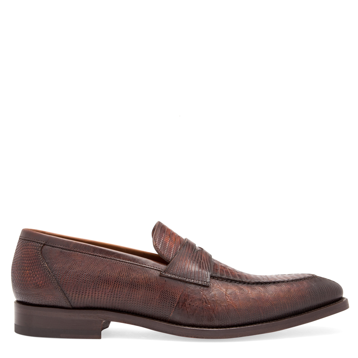 Magnanni  Raul men shoe genuine lizard skin penny loafer Spain cognac Sz 9 Magnanni Raul men shoe genuine lizard skin | Mercari main image 2