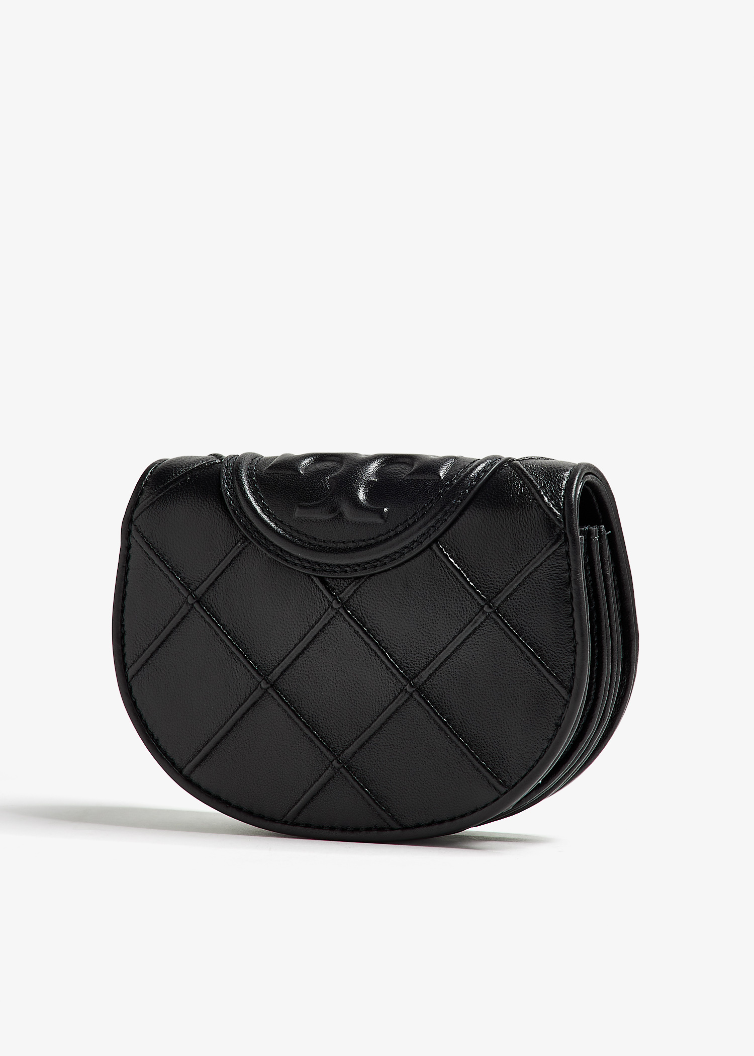 小物 TORY BURCH  FLEMING MINI FLAP WALLET Fleming Soft Small Flap Wallet - Black | Tory Burch