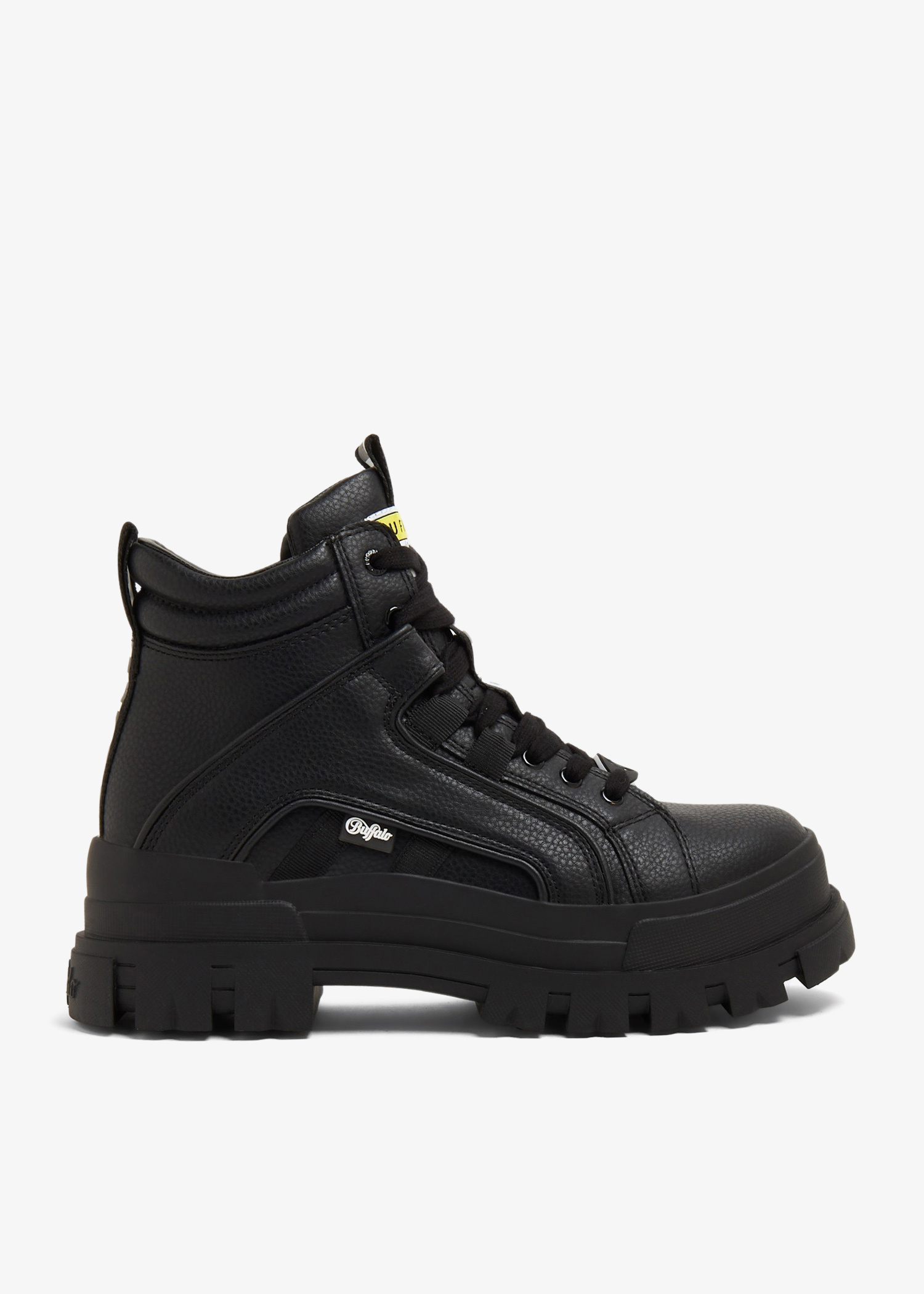 【Buffalo London】ASPHA MID 厚底 ミッド MID アンクル ブーツ Buffalo Aspha Mid NC Womens Black Boots – Tower-London.US