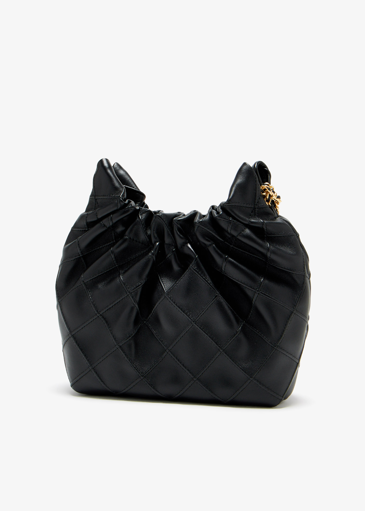 Tory Burch Mini Fleming drawstring bag for Women - Black in