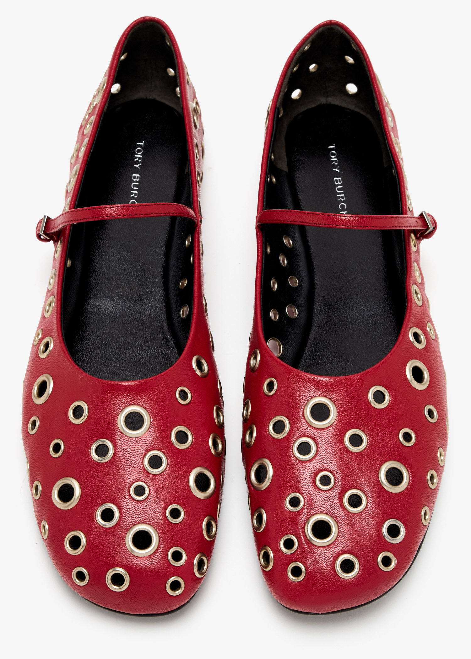 Tory Burch Eyelet Mary Jane ballerinas for Women - Red in USA