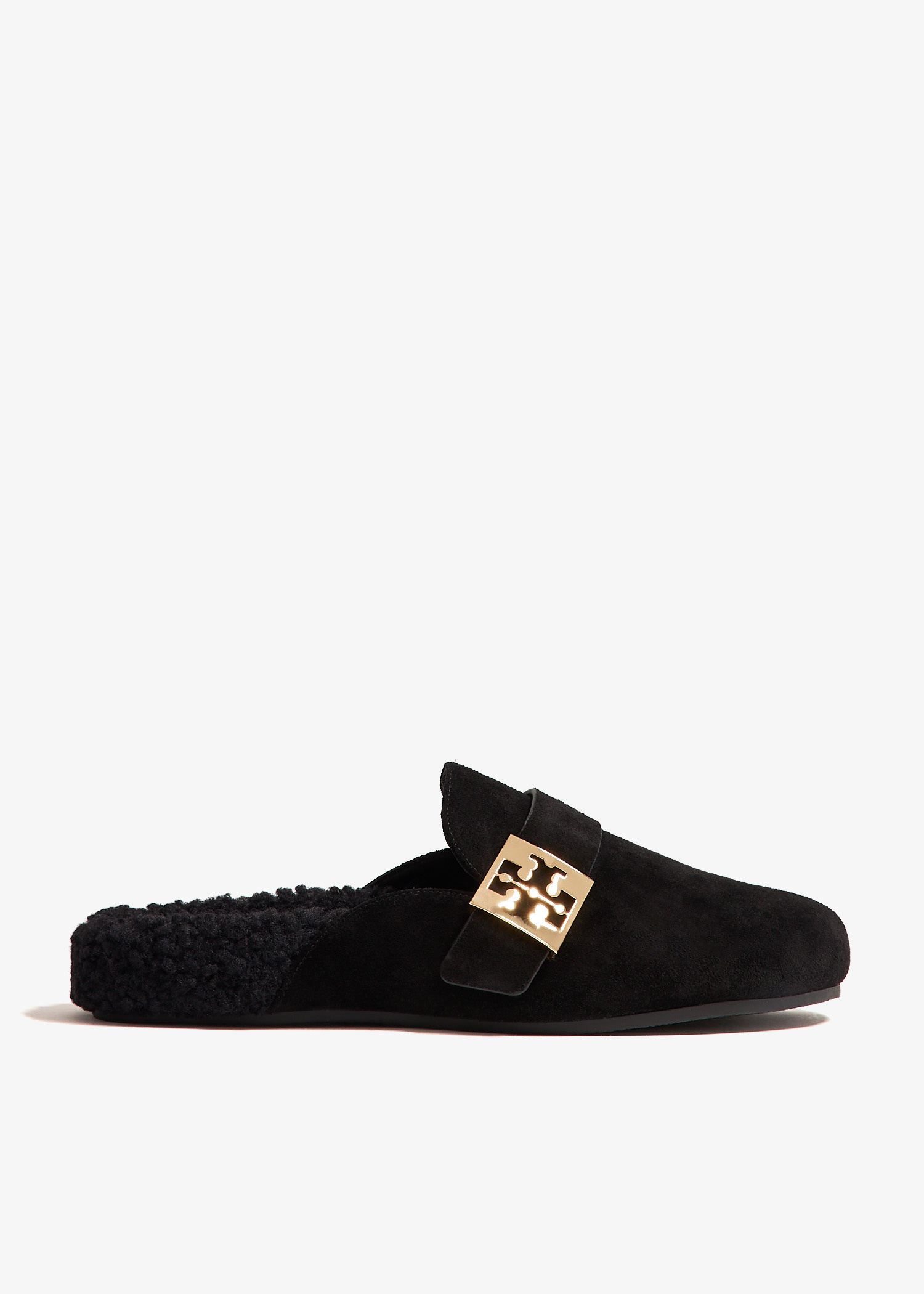 Tory Burch Mellow shearling mules for Women - Black in USA | Level