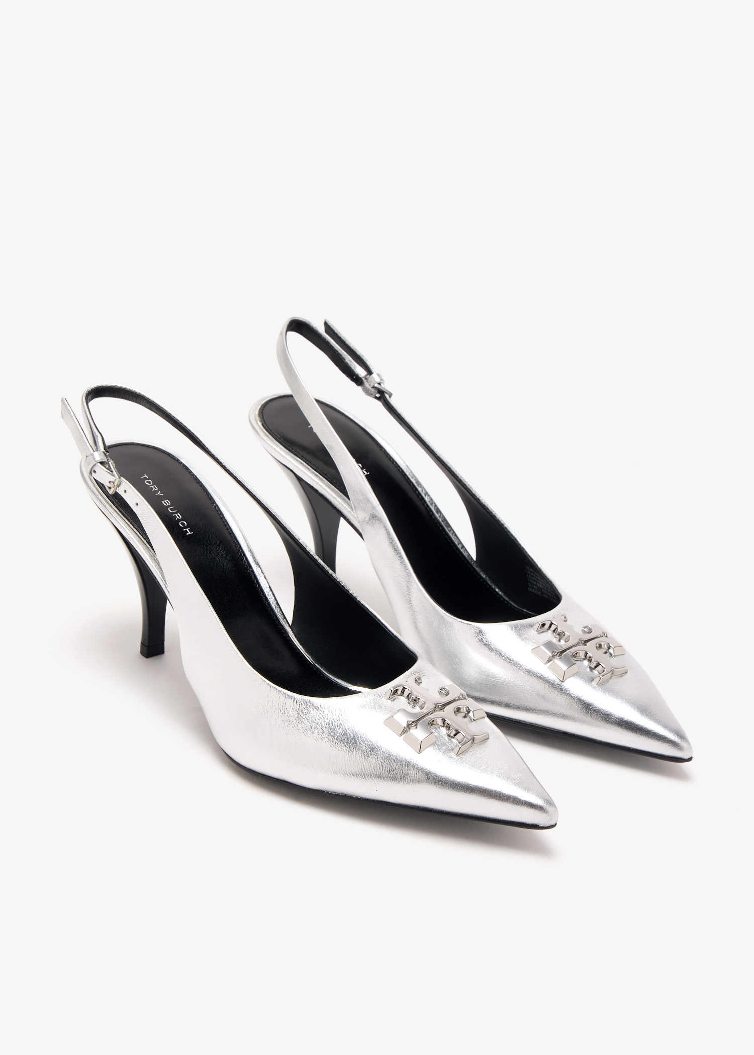 Tory Burch Eleanor slingback pumps for Women - Silver in UAE
