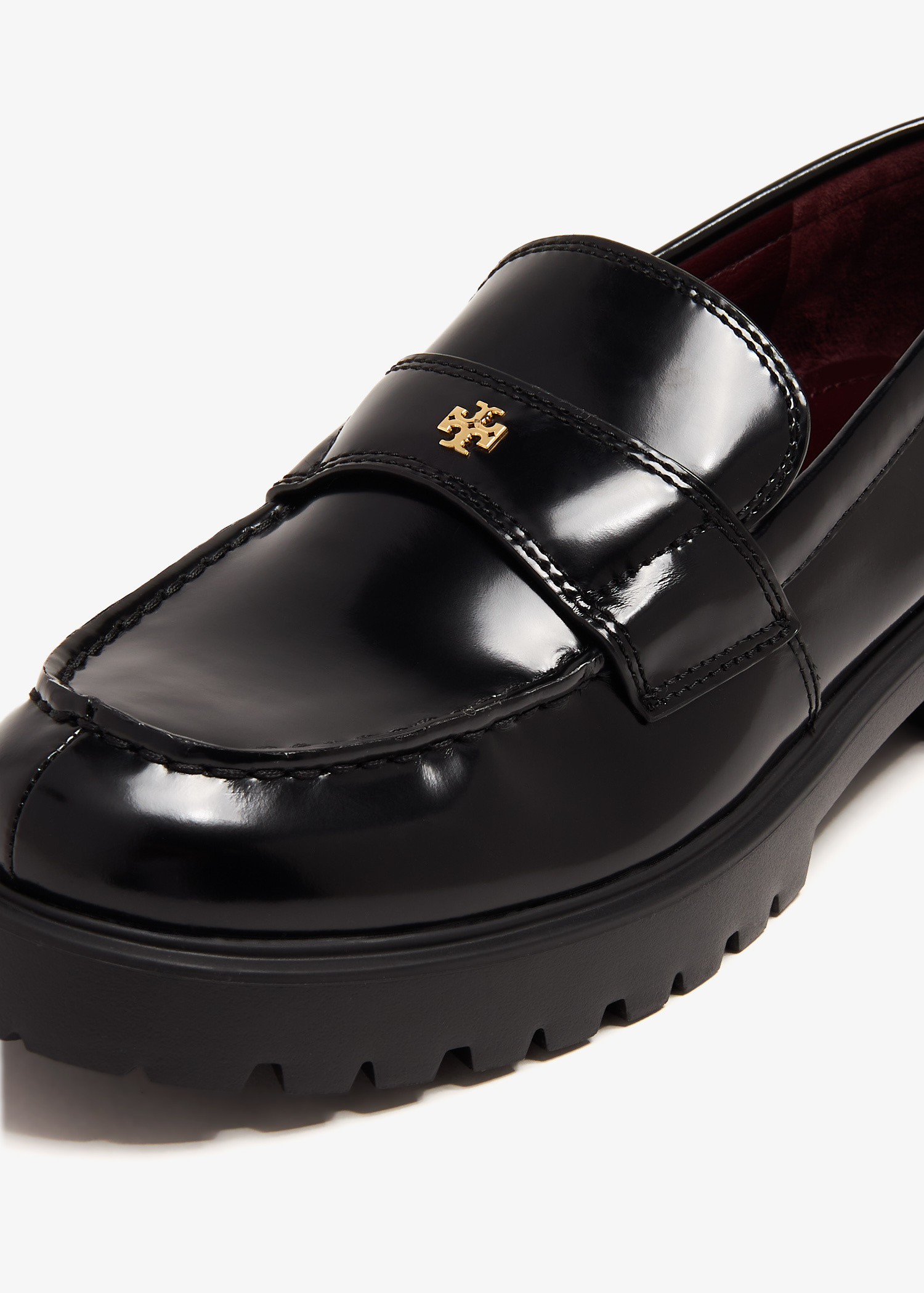 きよひでページ　27 Tory Burch Classic Lug loafers for Women - Black in USA | Level Shoes