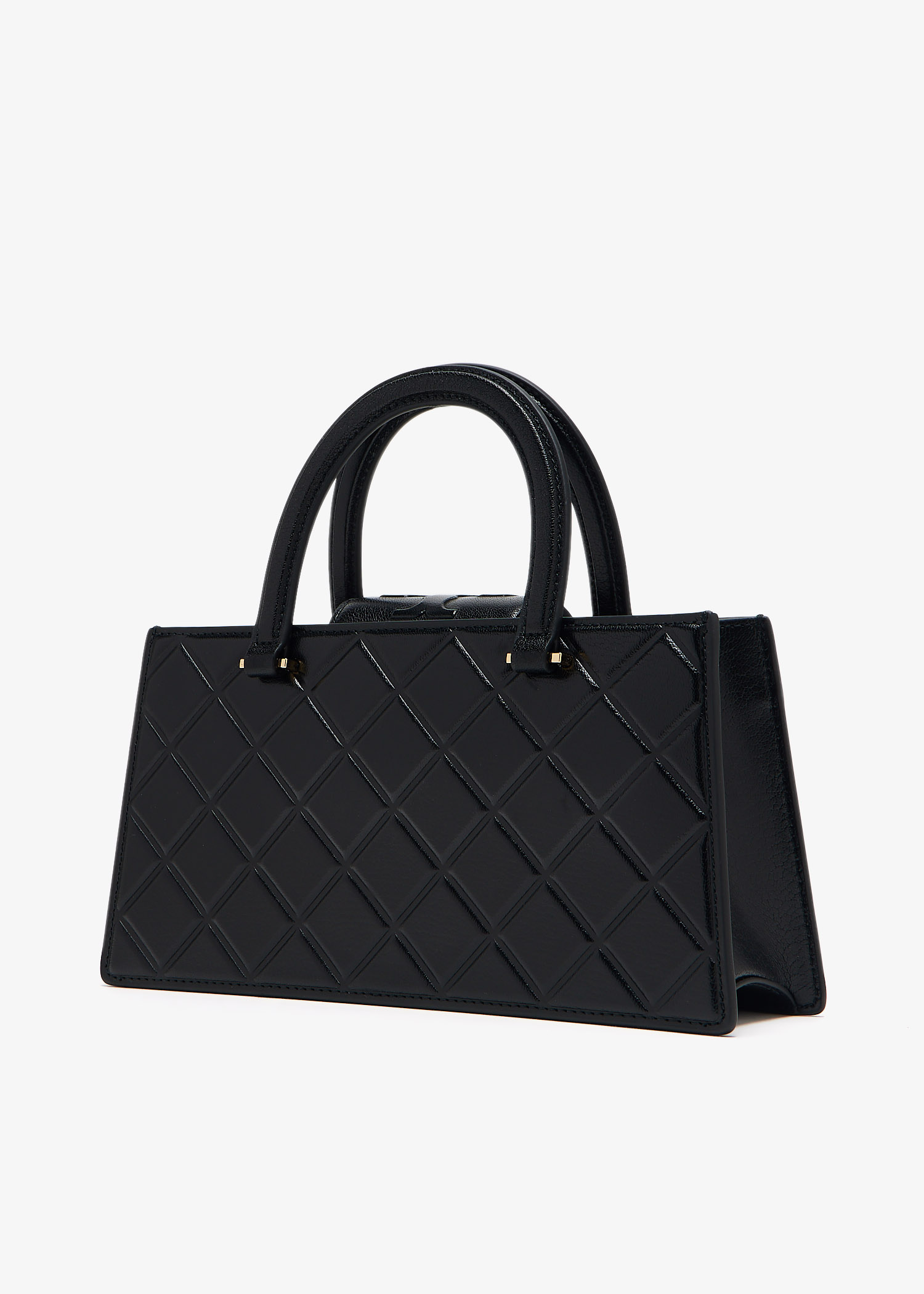 Tory Burch Fleming E/W top handle bag for Women - Black in