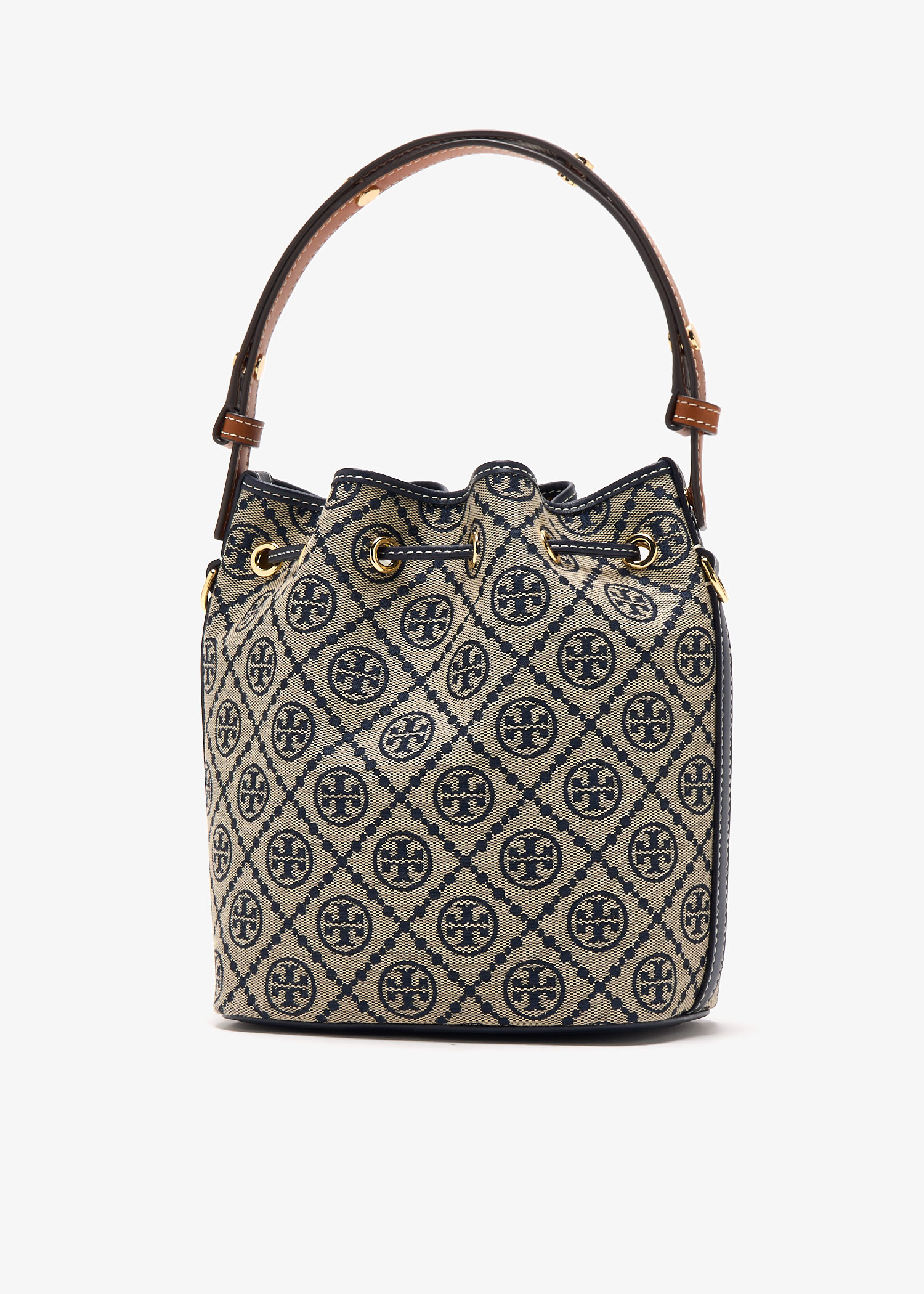ハンドバッグ Tory Burch 170417 405 Handbags monogram bucket in printed Tory Burch T Monogram bucket bag for Women - Printed in UAE