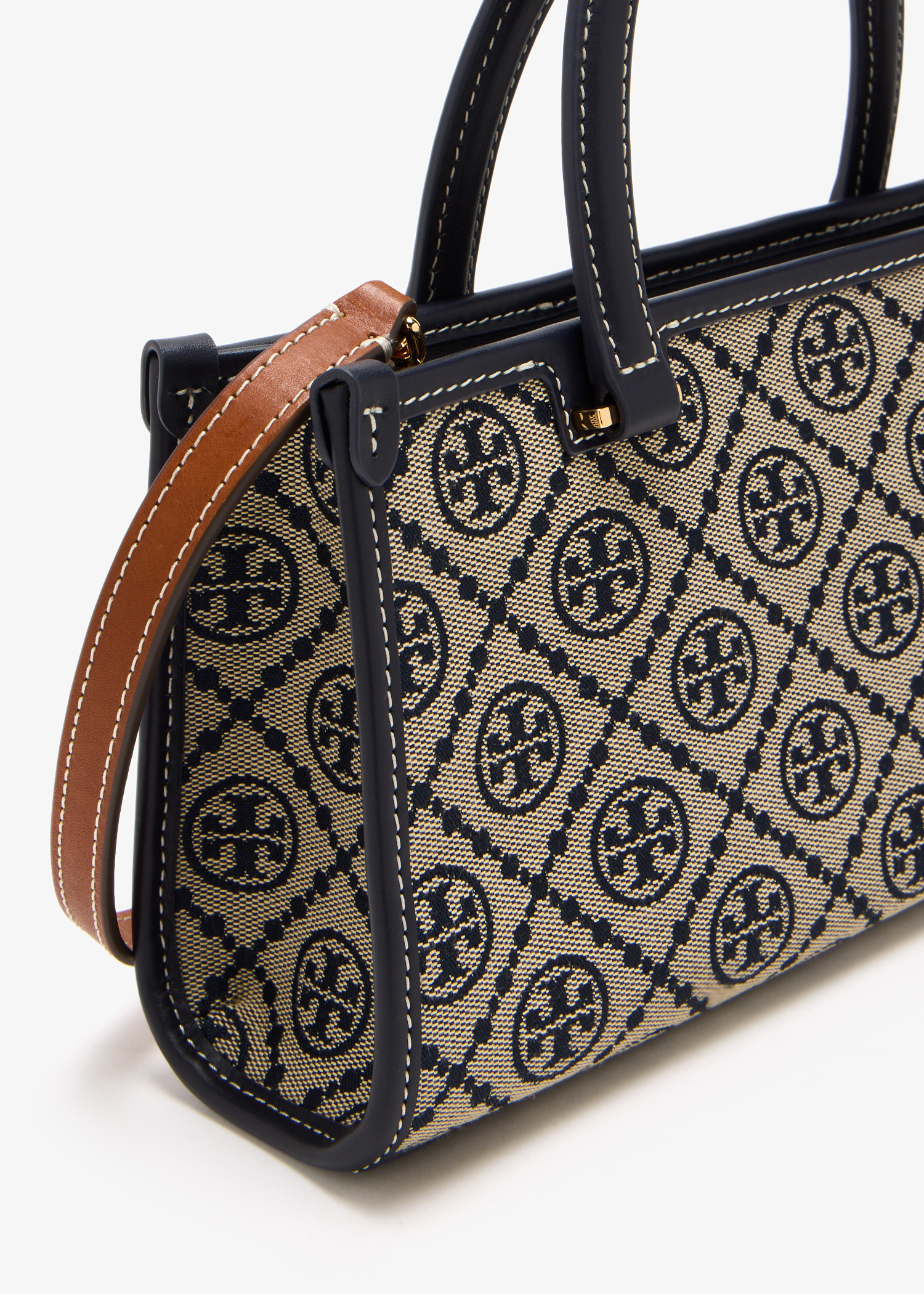 トートバッグ Tory Burch FW25 Handbags (170503 405) Tory Burch T Monogram East-West small tote bag for Women