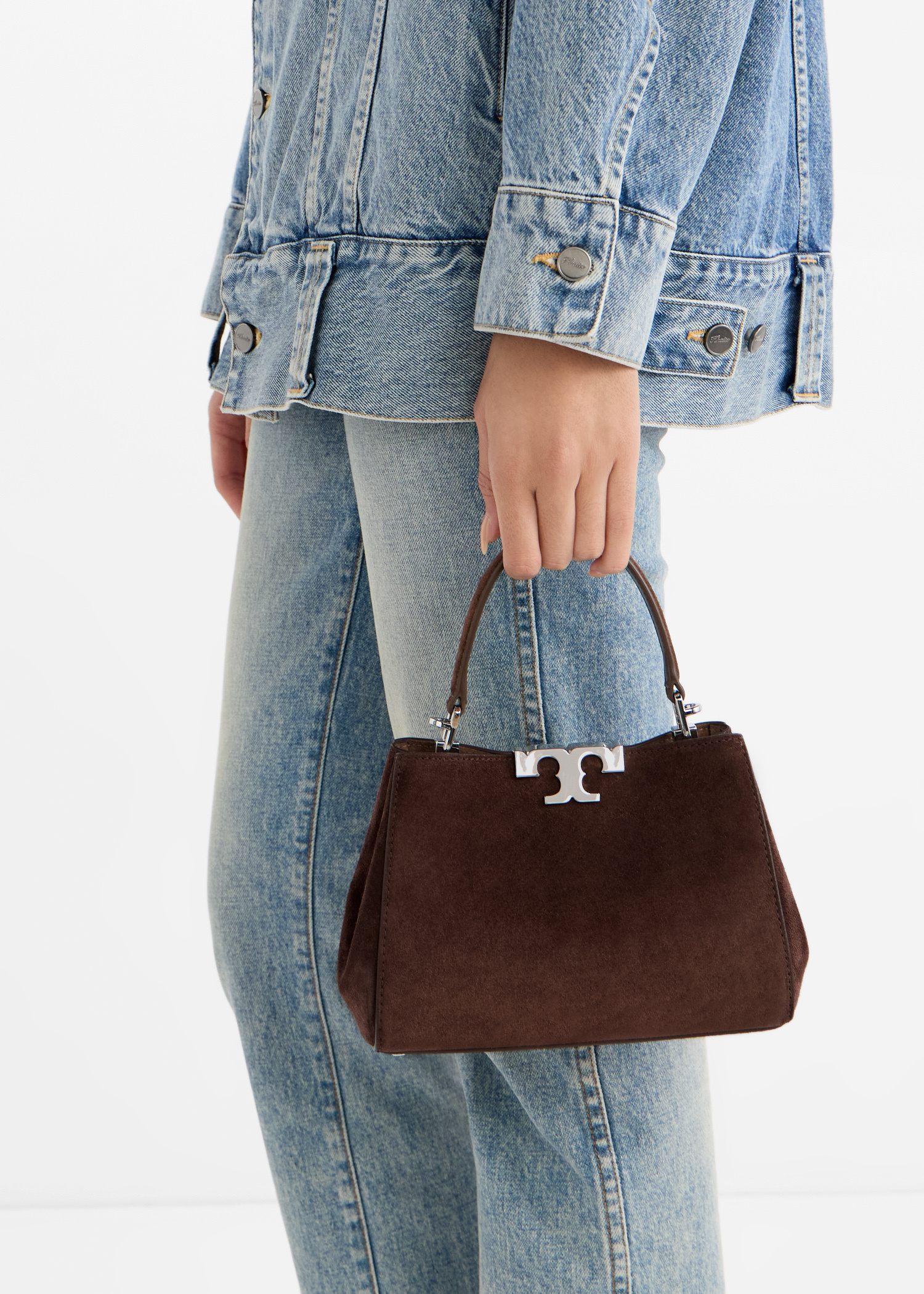 Tory Burch Mini Eleanor satchel for Women - Brown in USA | Level Shoes
