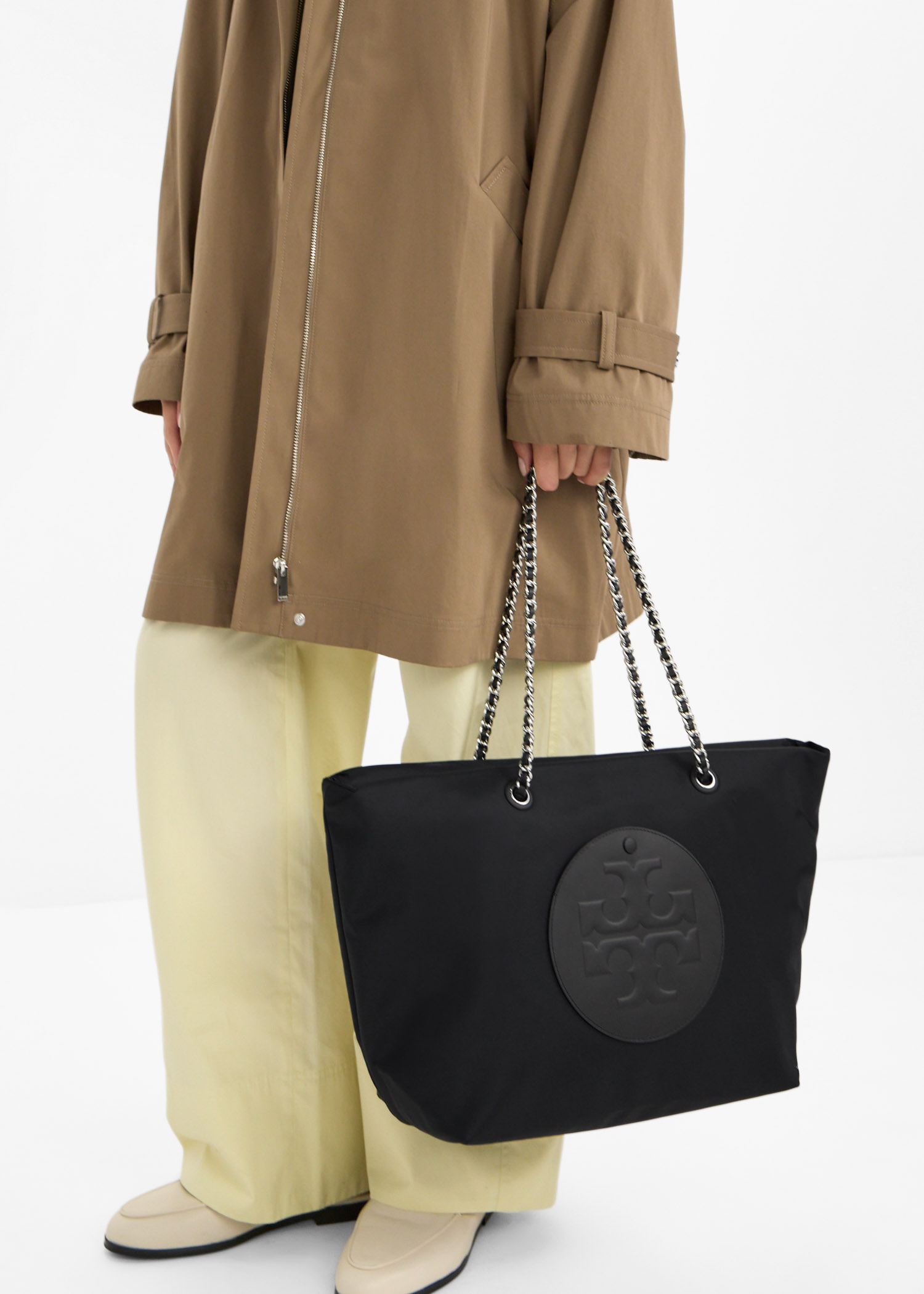 Tory Burch Ella chain tote bag for Women - Black in USA | Level Shoes