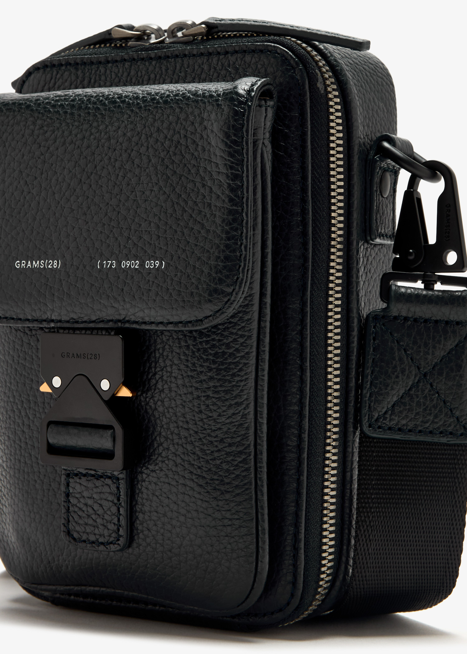 GRAMS28 173 vertical sling bag for Men - Black in USA | Level Shoes GRAMS28 173 vertical sling bag for Men - Black in USA | Level Shoes