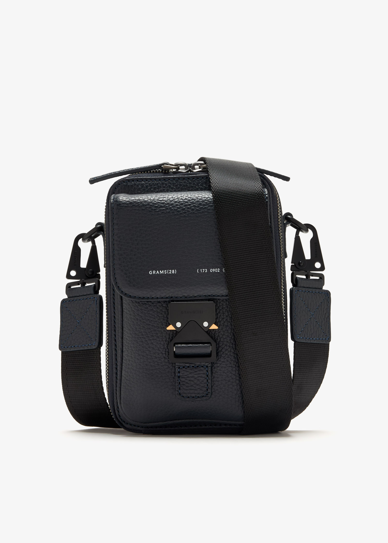 GRAMS28 173 vertical sling bag for Men - Navy in USA | Level Shoes