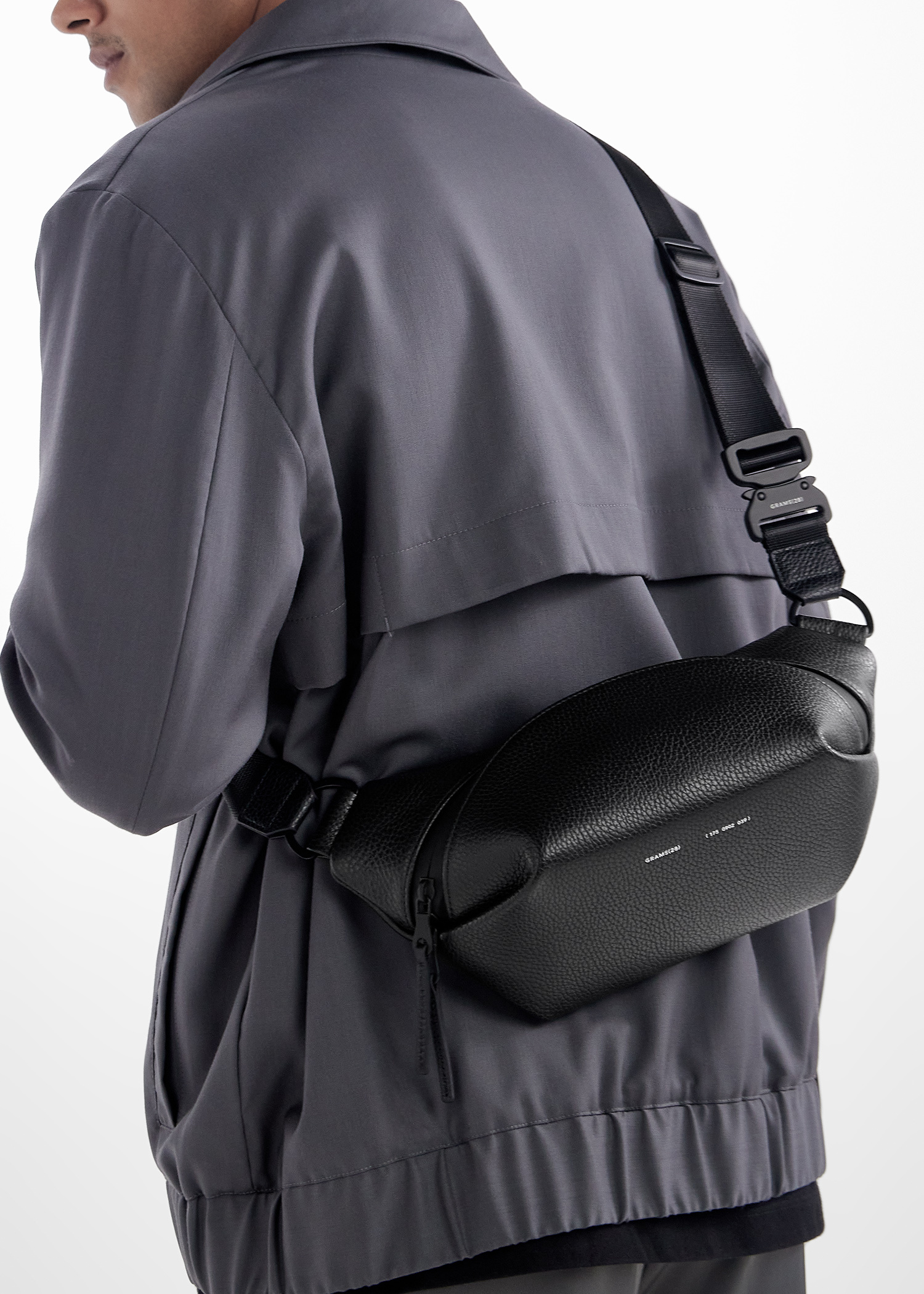 GRAMS28 175 moon bag for Men - Black in UAE | Level Shoes