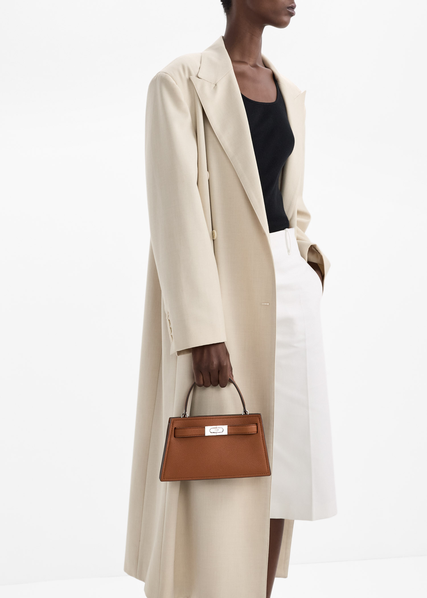 トートバッグ Tory Burch FW25 'Petite Lee Radziwill' handbag (175603 200) Tory Burch Petite Lee Radziwill bag for Women - Brown in USA