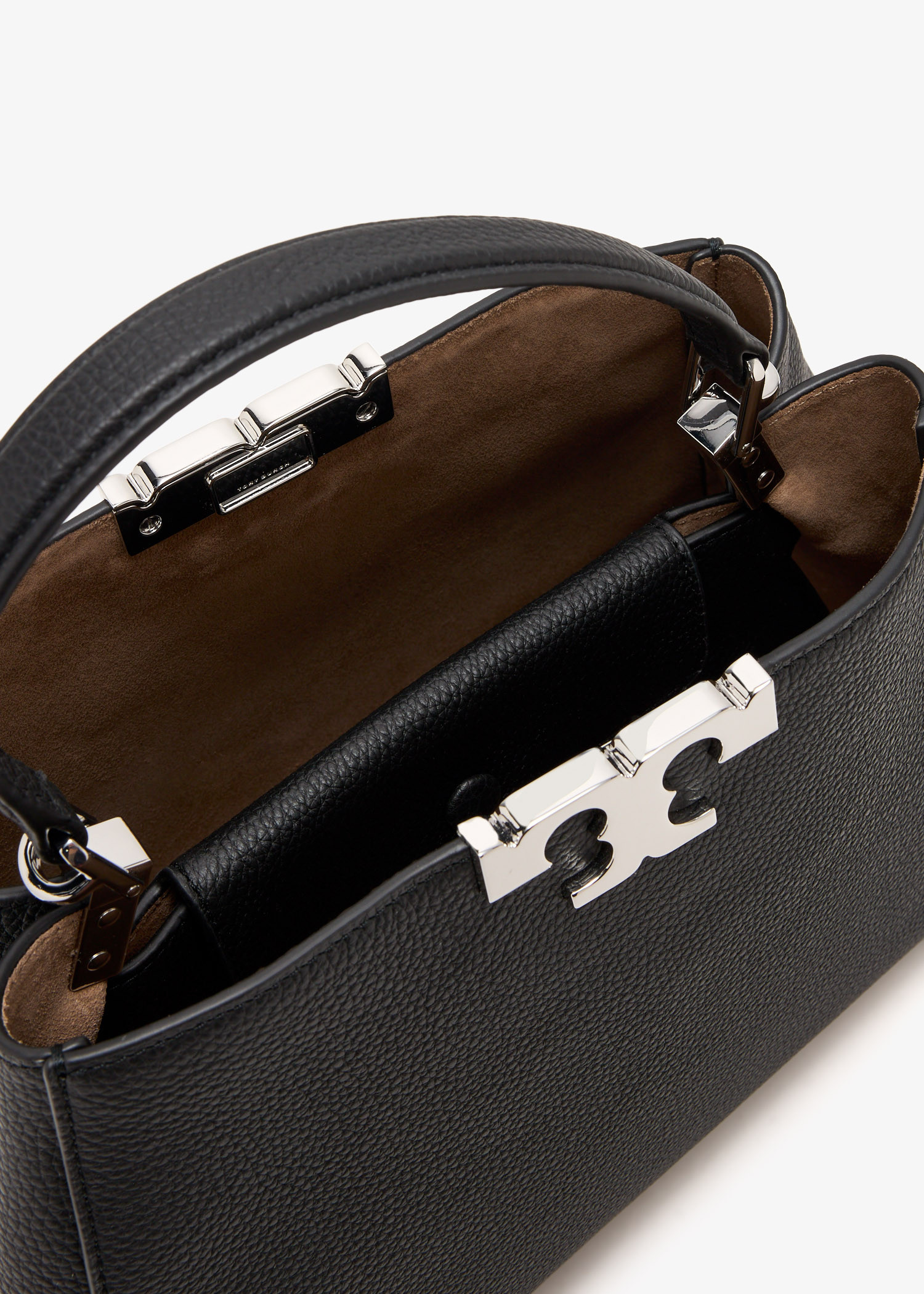 Tory Burch Medium Eleanor soft satchel for Women - Black in UAE