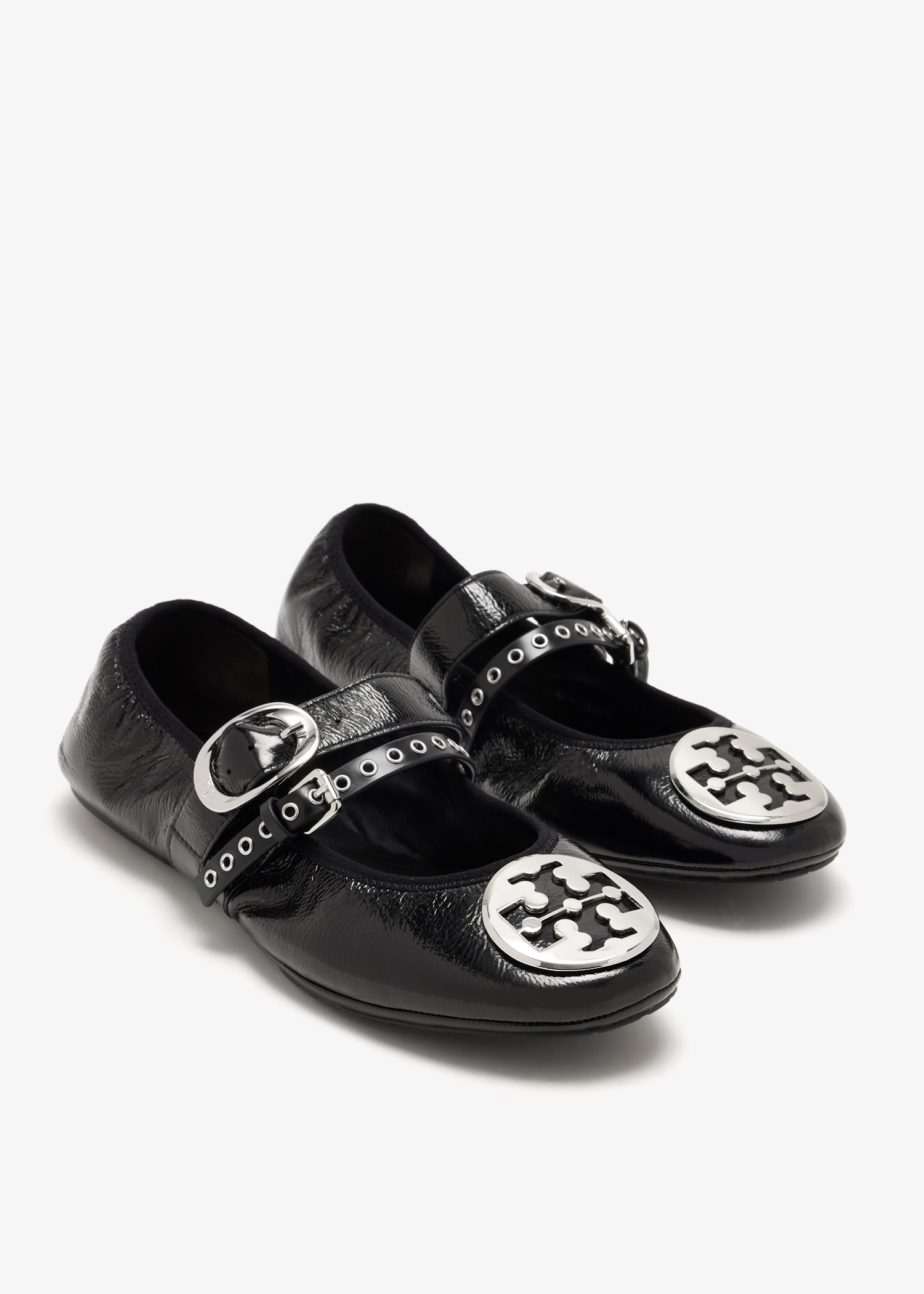 Tory Burch Reva punk travel ballerinas for Women - Black in UAE