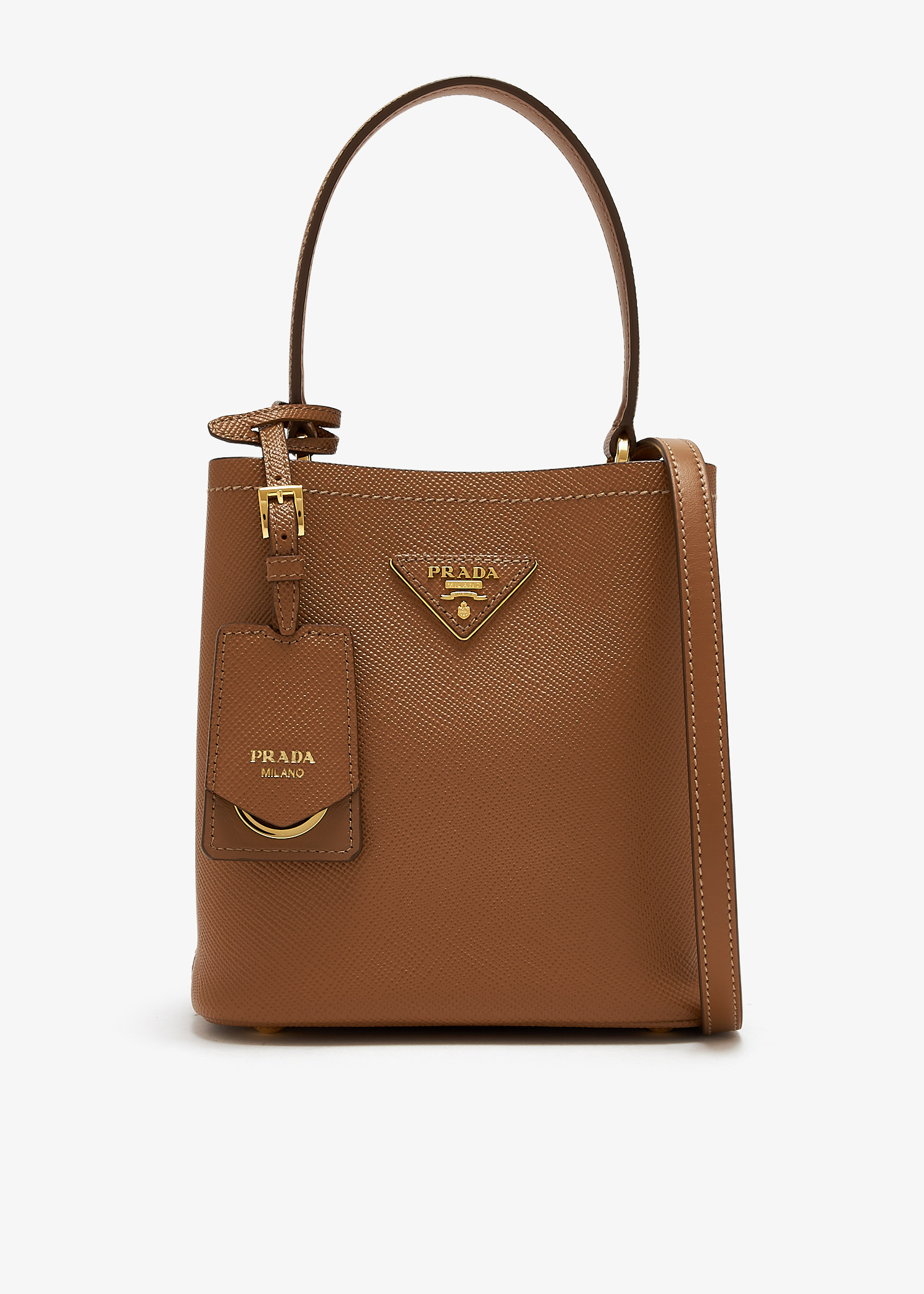 Prada Panier mini bag for Women - Brown in UAE | Level Shoes