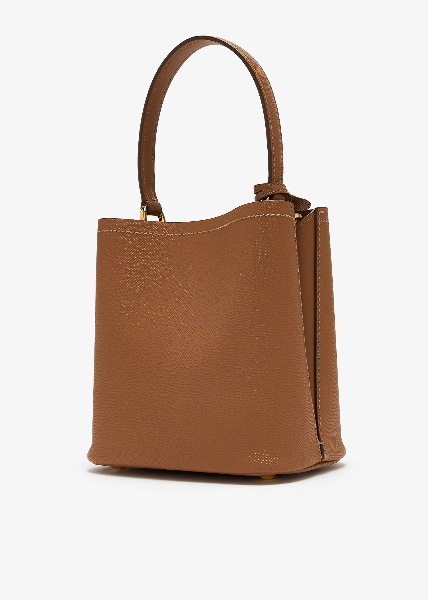 バッグ PRADA leather mini hand bag brown Prada Leather Mini Bag | Brown | FARFETCH ZA