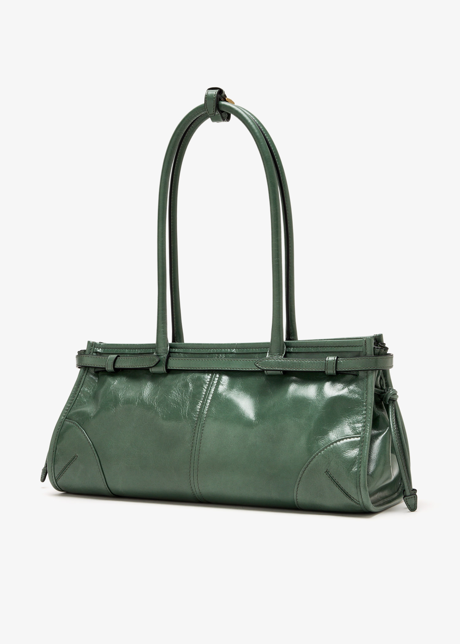 Prada Prada Bonnie medium leather handbag for Women - Green in KSA