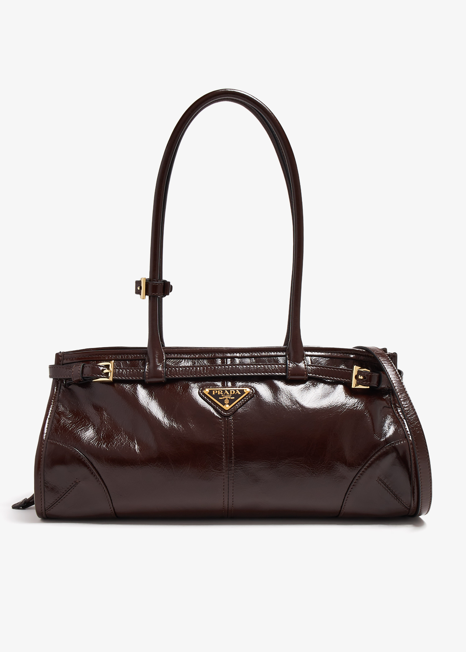 【関税＆送料込み】Prada Bonnie Medium Leather Bags Black Prada Bonnie medium leather handbag | PRADA