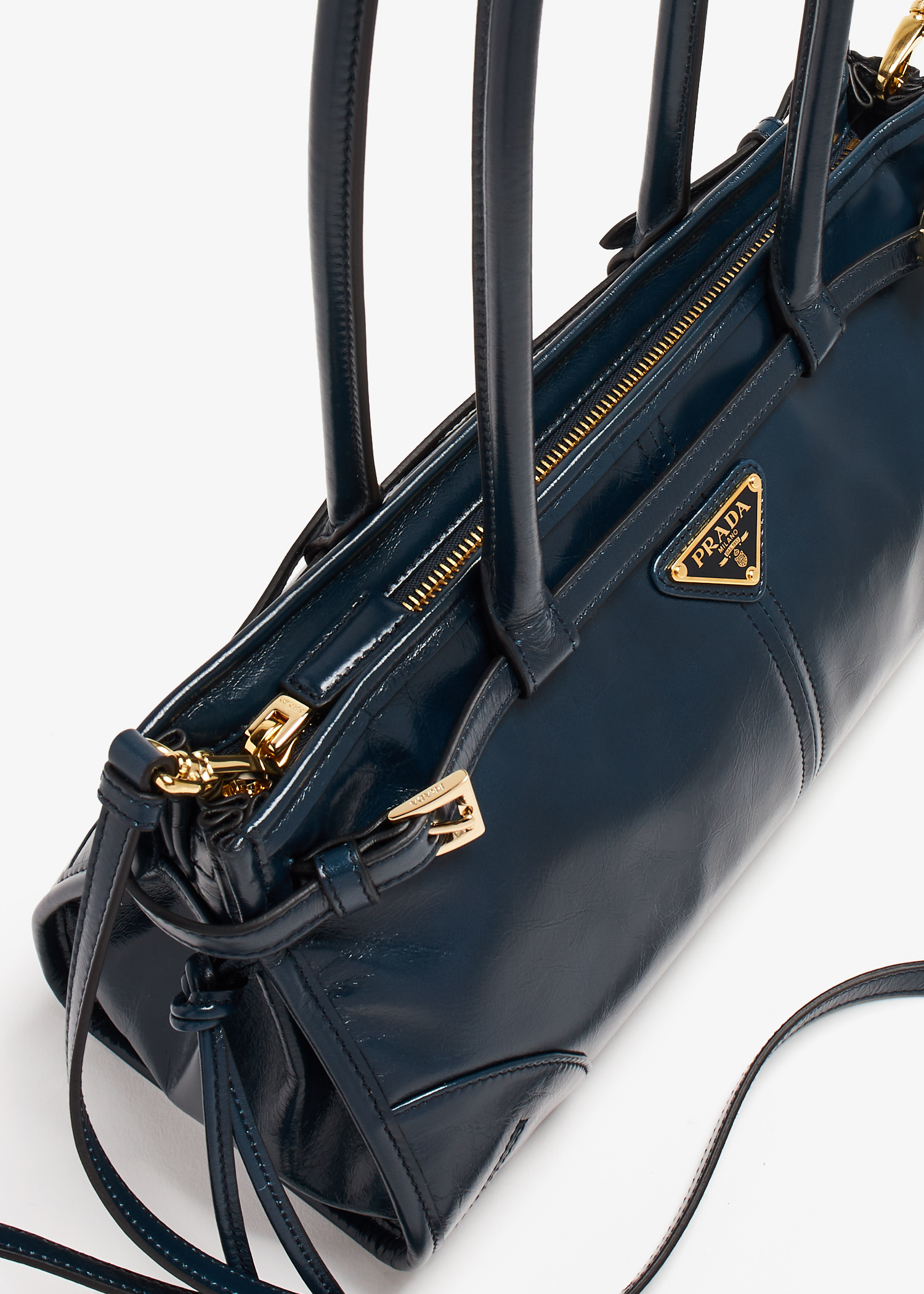 Prada Prada Bonnie medium leather handbag for Women - Navy in UAE